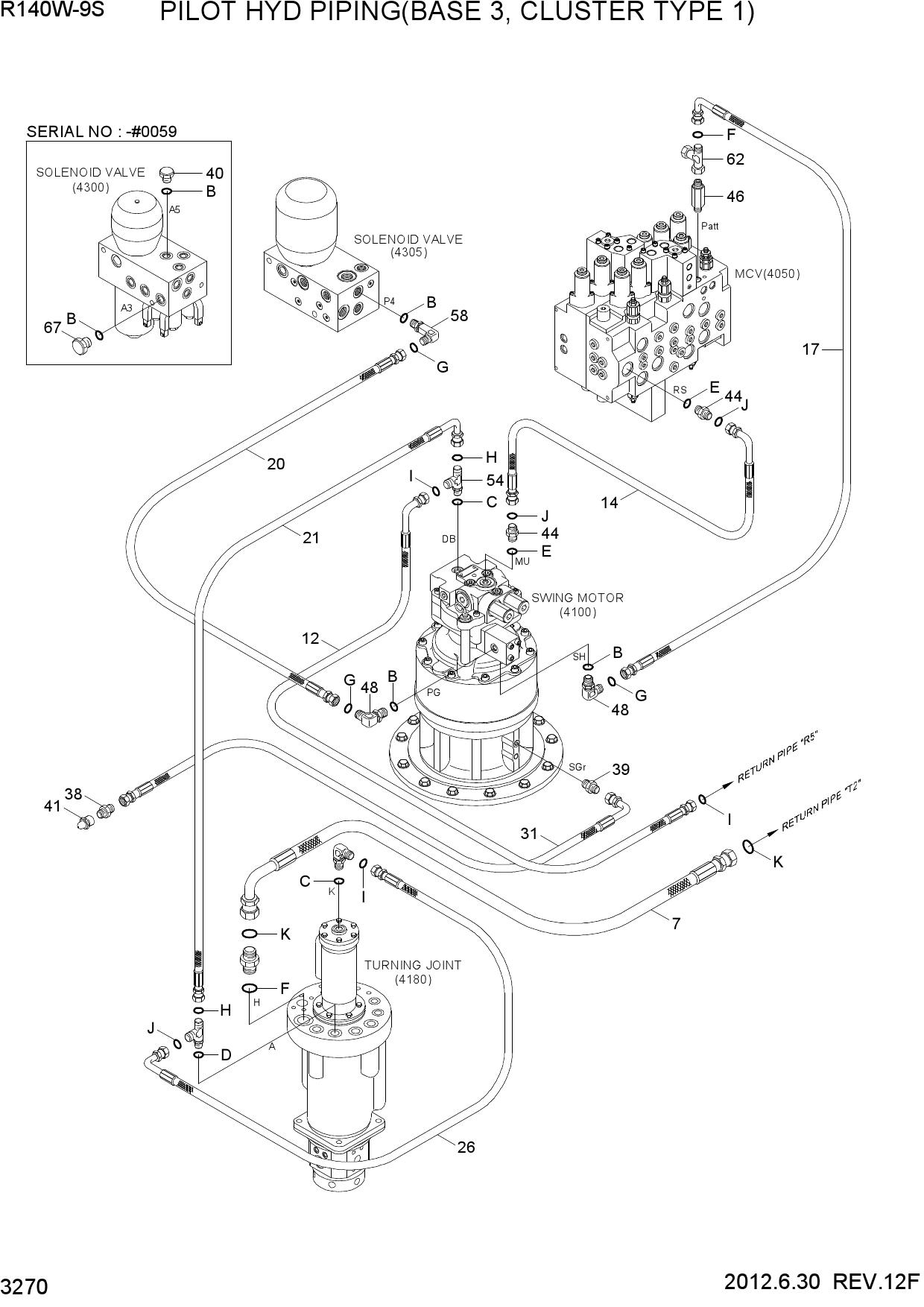 PILOT HYD PIPING(BASE 3, CLUSTER TYPE 1)