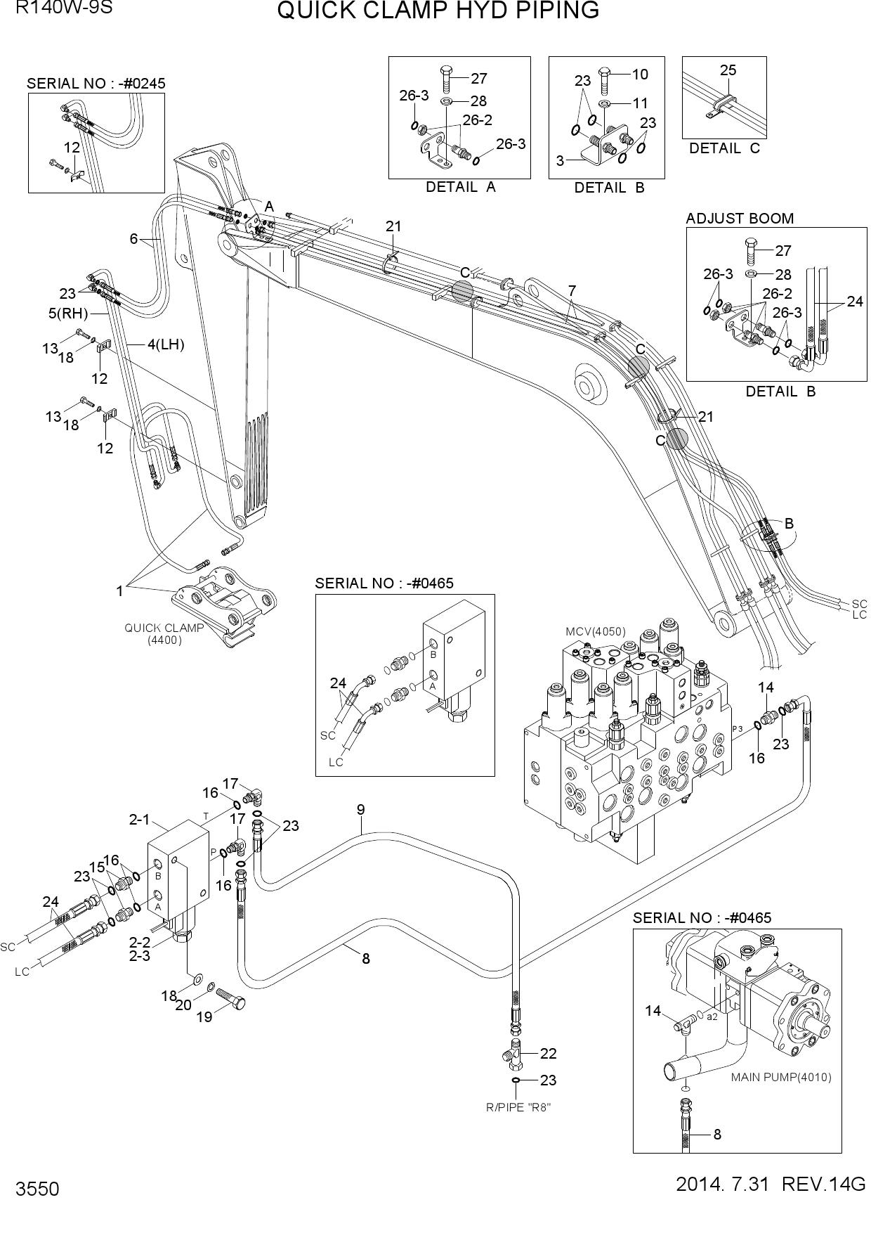 QUICK CLAMP HYD PIPING