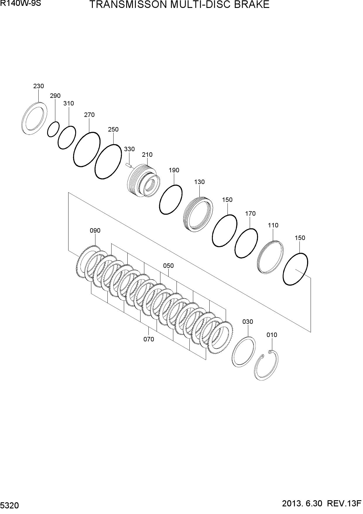 TRANSMISSION MULTI-DISC BRAKE