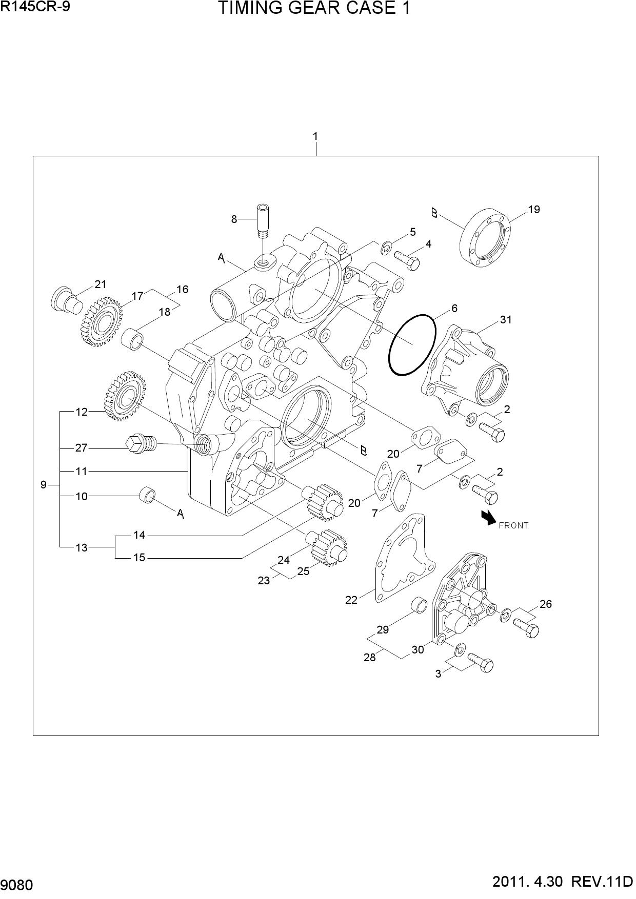 TIMING GEAR CASE 1