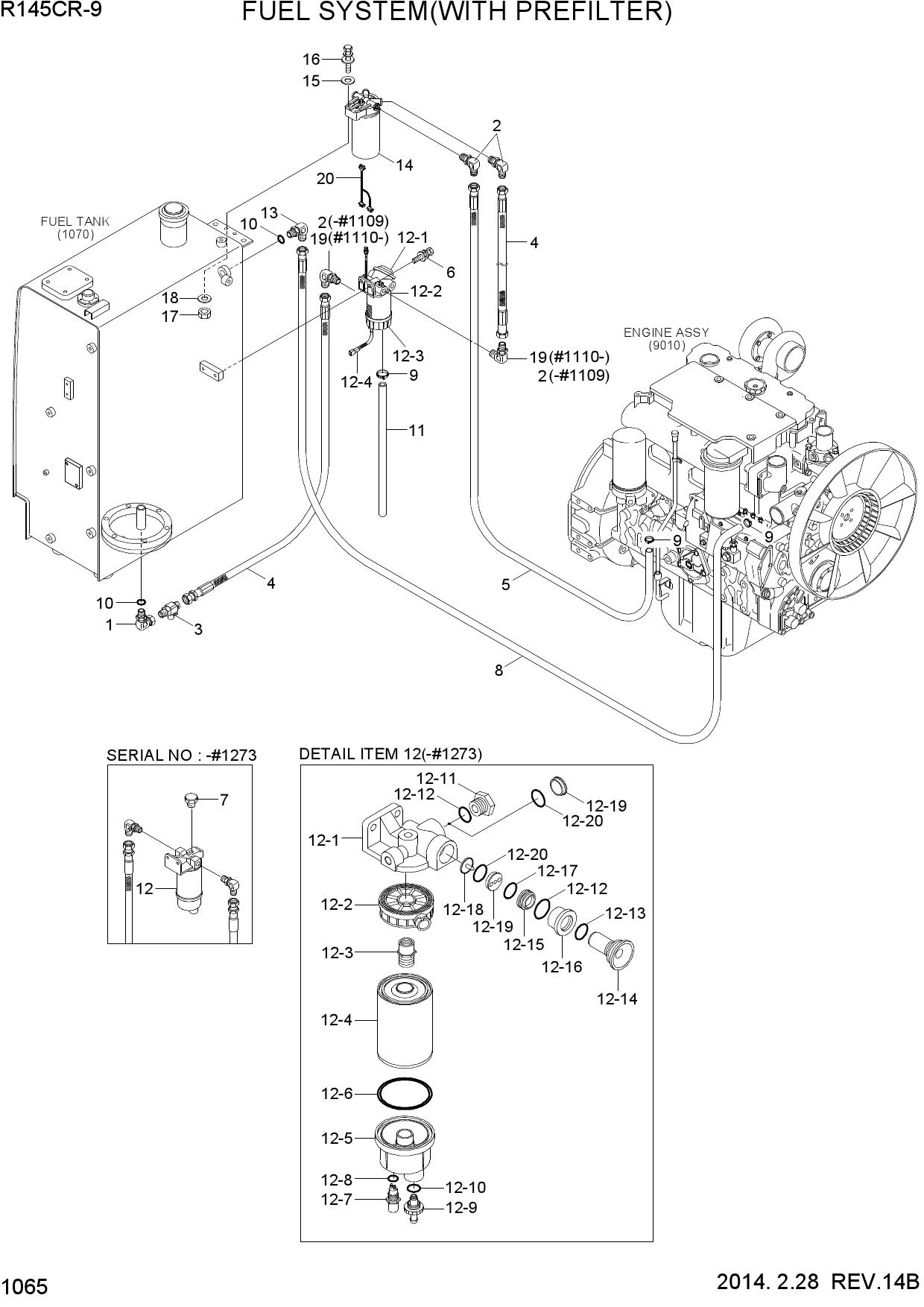 FUEL SYSTEM(WITH PREFILTER)