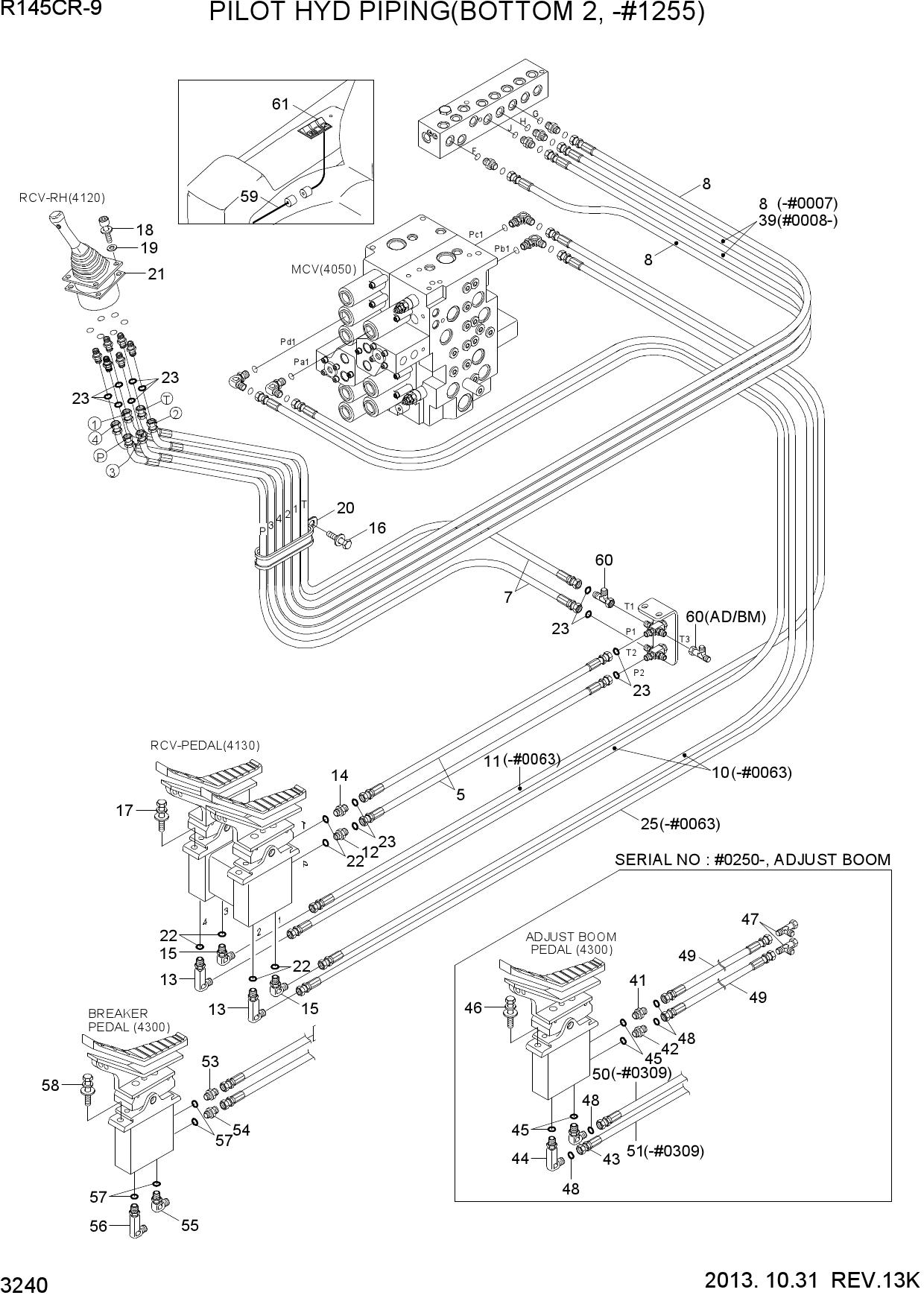 PILOT HYD PIPING(BOTTOM 2, -#1255)