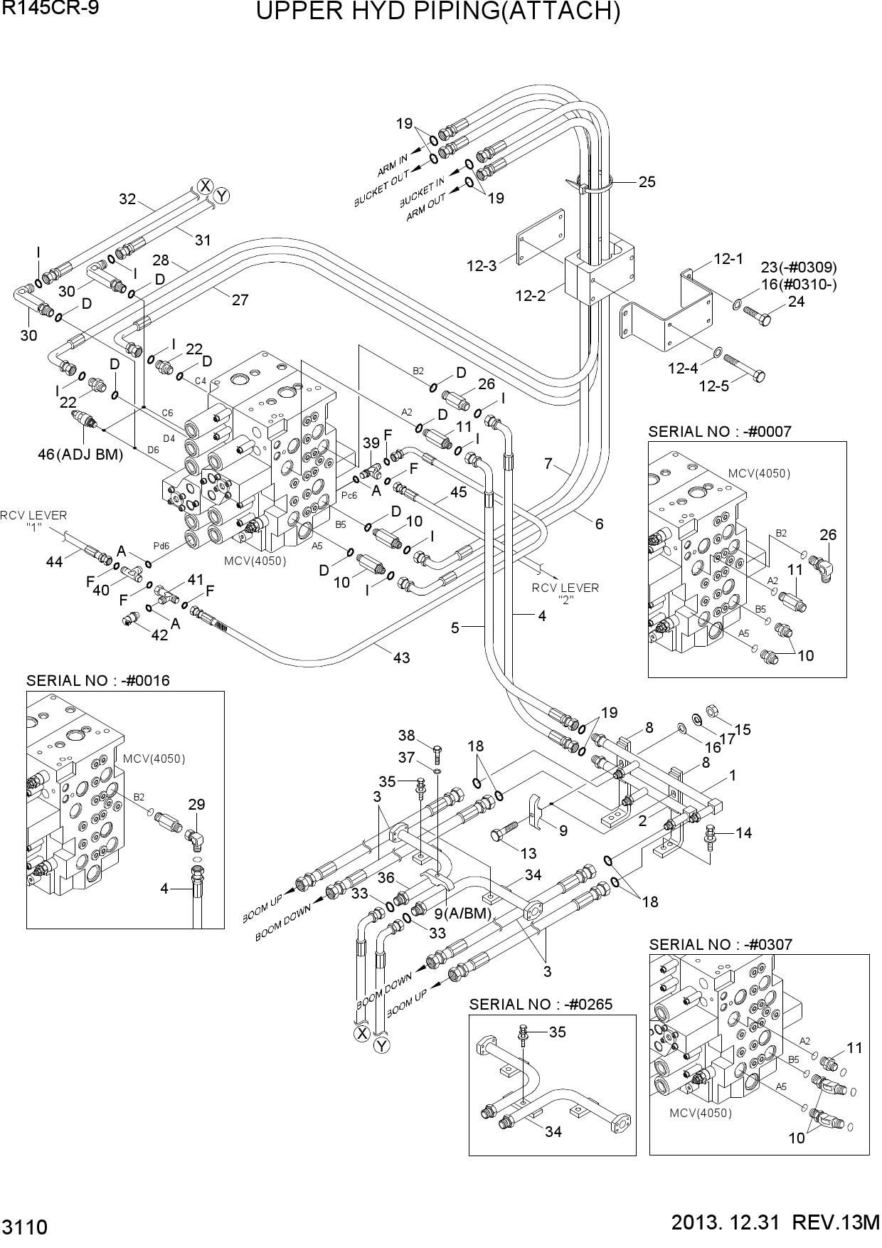 UPPER HYD PIPING(ATTACH)