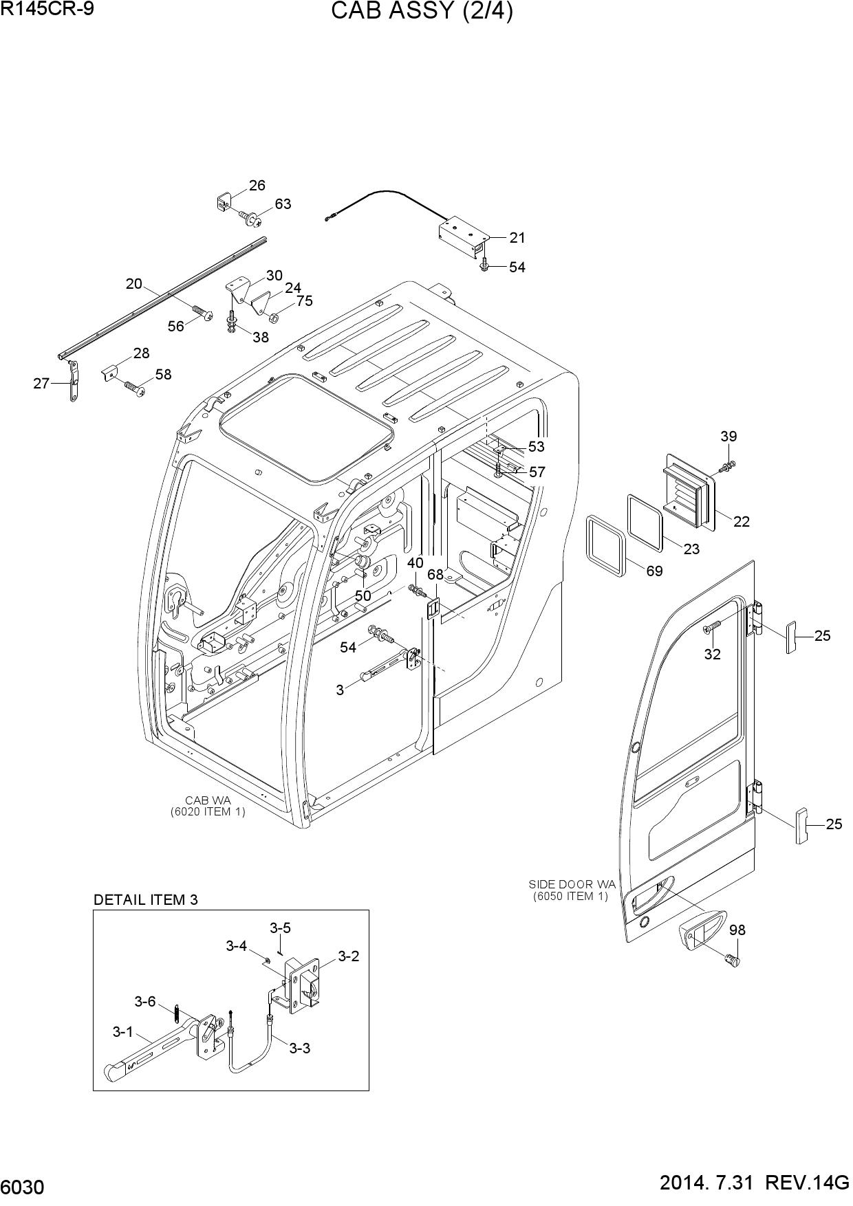 CAB ASSY(2/4)