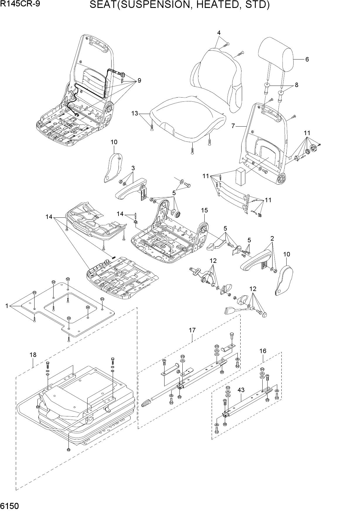 SEAT(SUSPENSION, HEATED, STD)