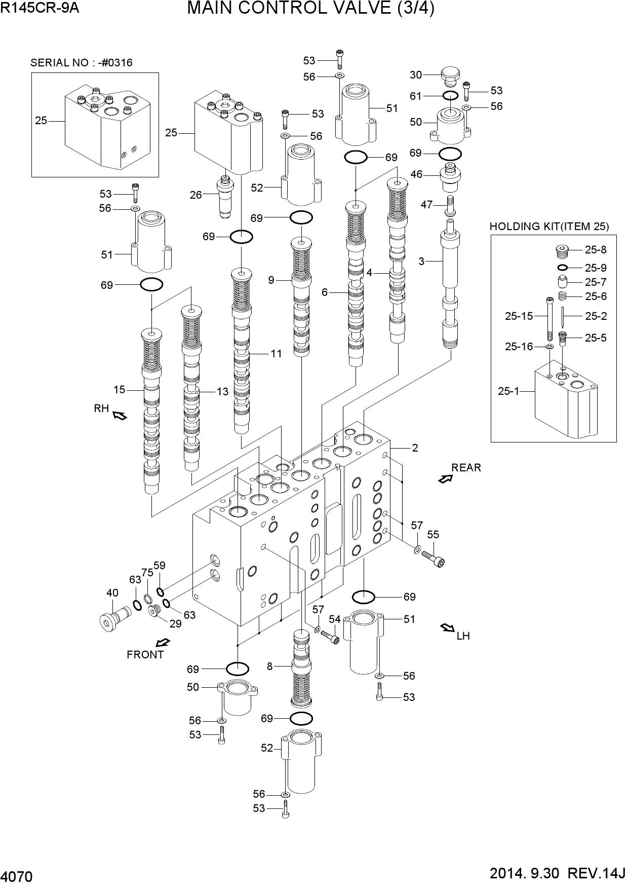 MAIN CONTROL VALVE (3/4)