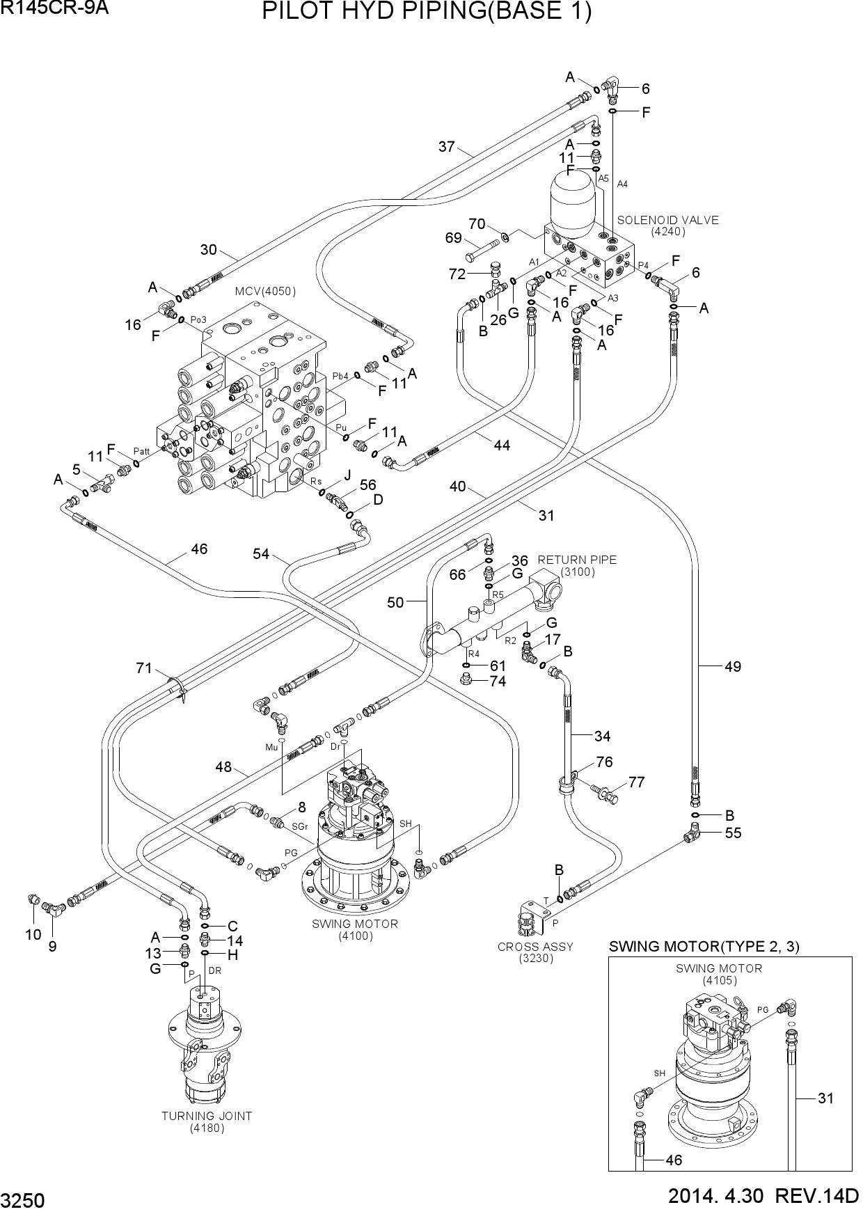 PILOT HYD PIPING(BASE 1)