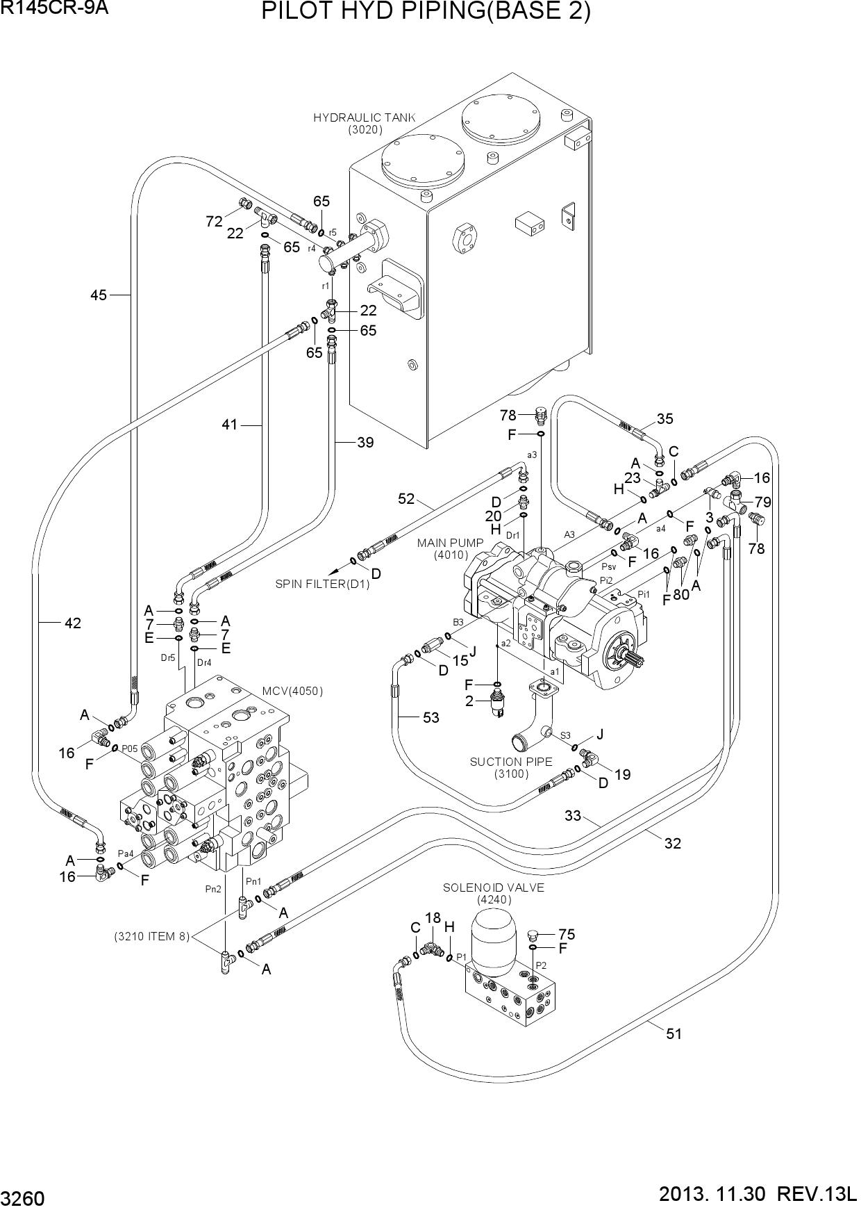 PILOT HYD PIPING(BASE 2)