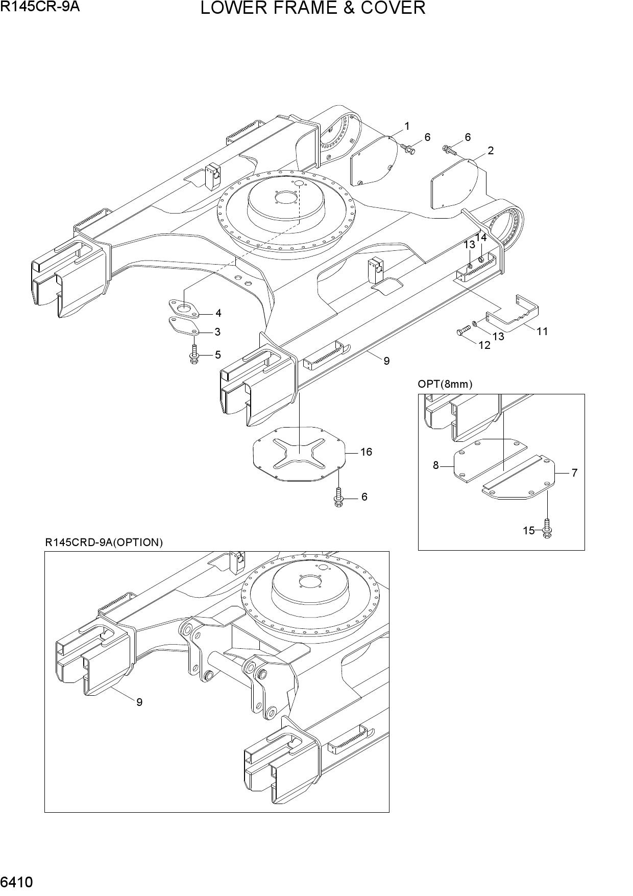 LOWER FRAME & COVER