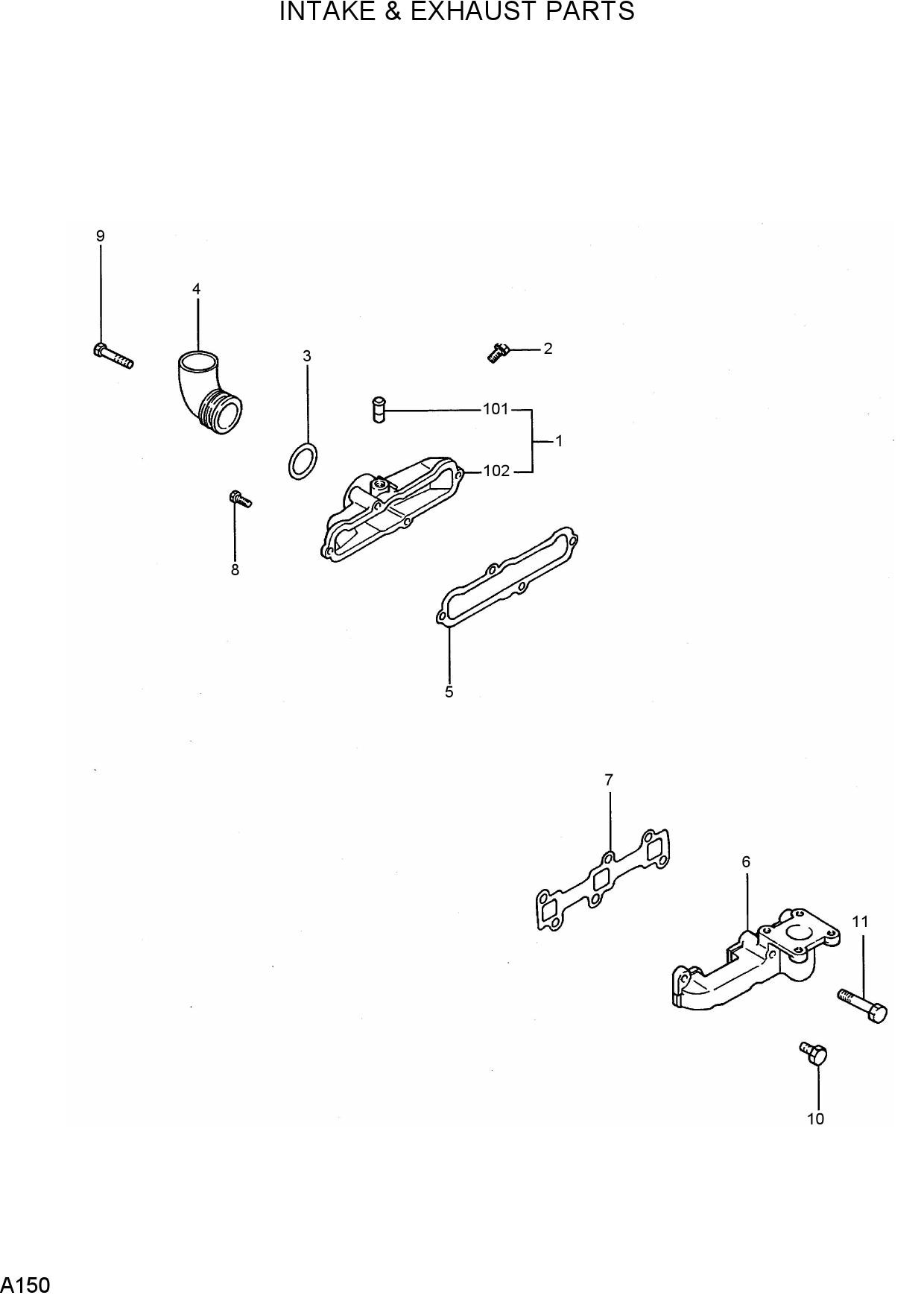 INTAKE & EXHAUST PARTS