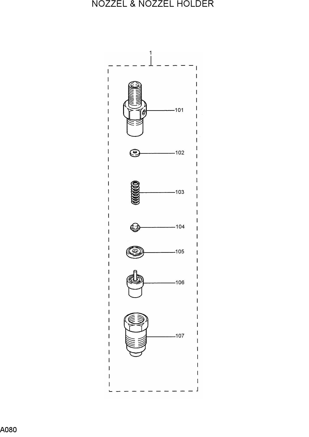 NOZZLE & NOZZLE HOLDER