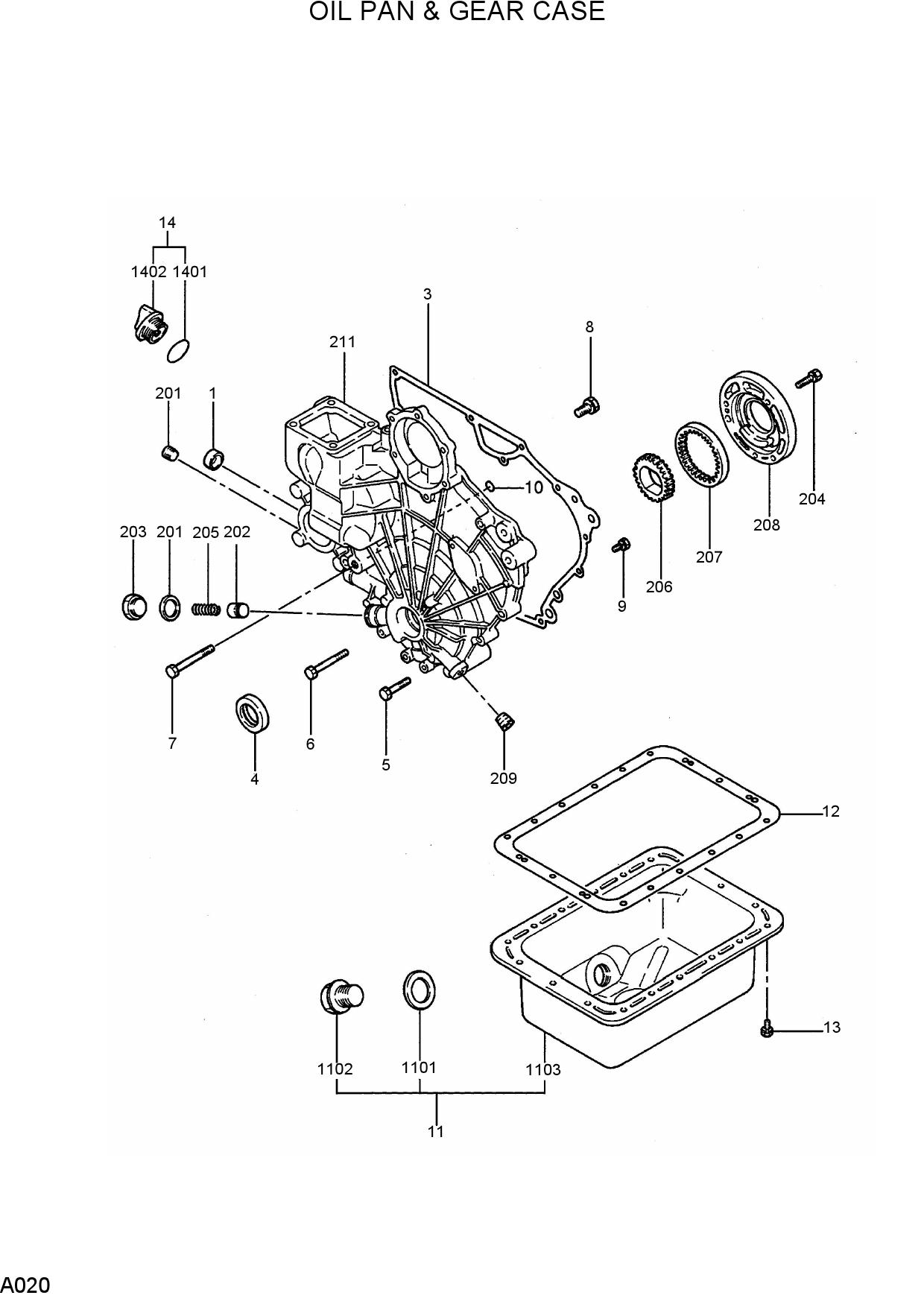 OIL PAN & GEAR CASE
