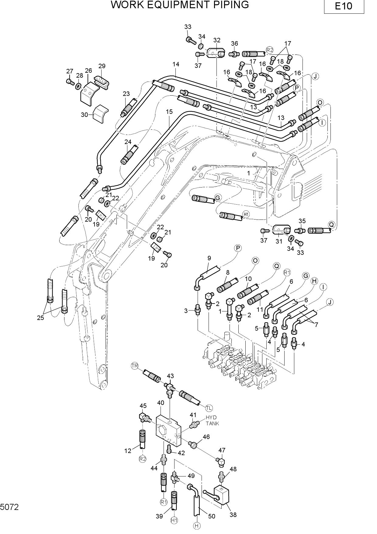 WORK EQUIPMENT PIPING