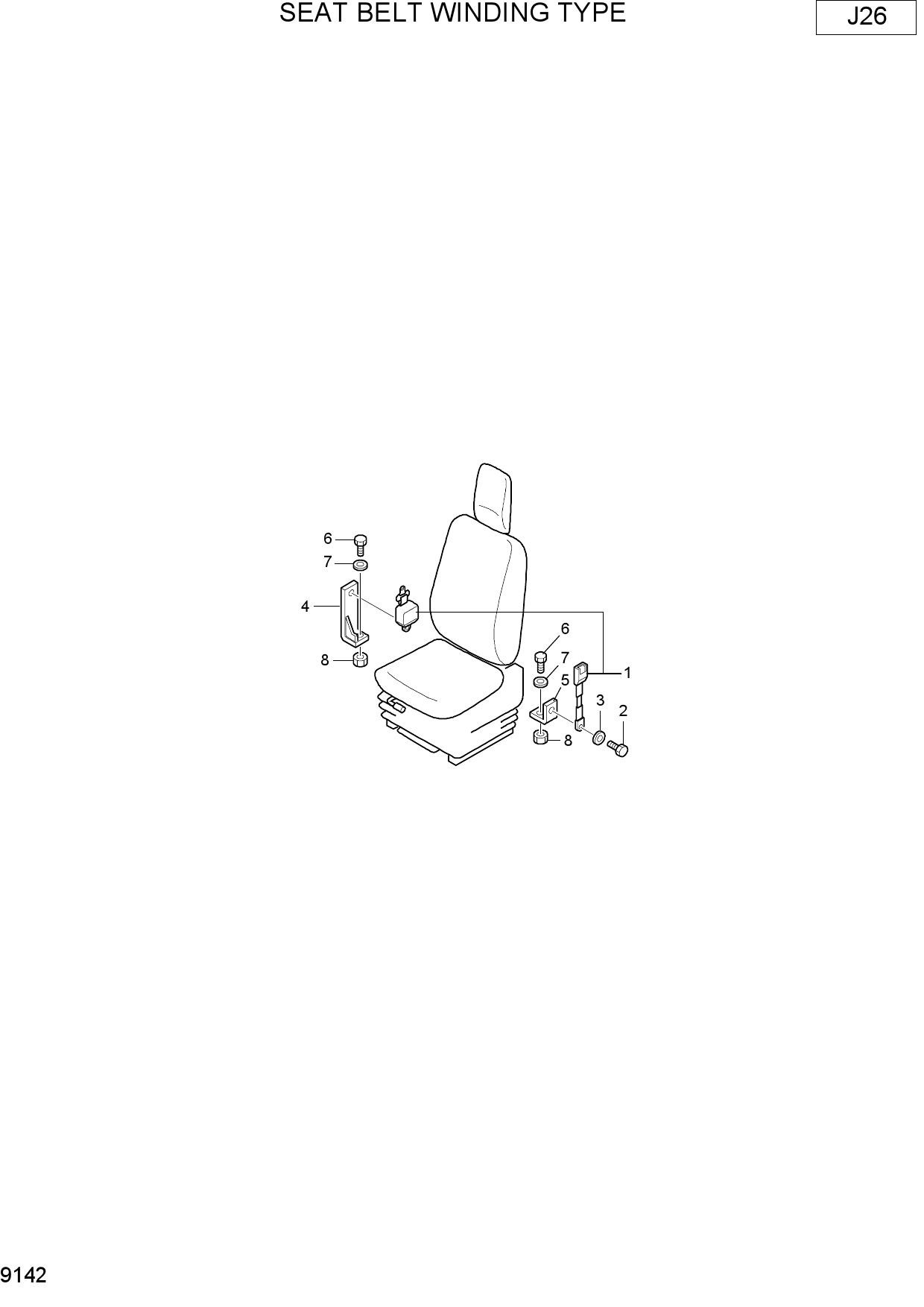 SEAT BELT WINDING TYPE