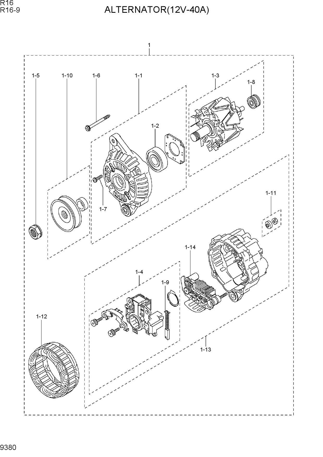 ALTERNATOR(12V-40A)