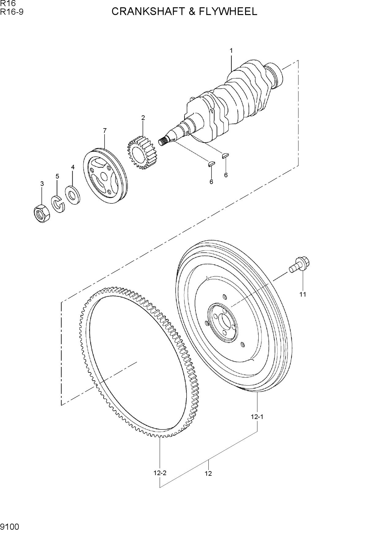 CRANKSHAFT & FLYWHEEL