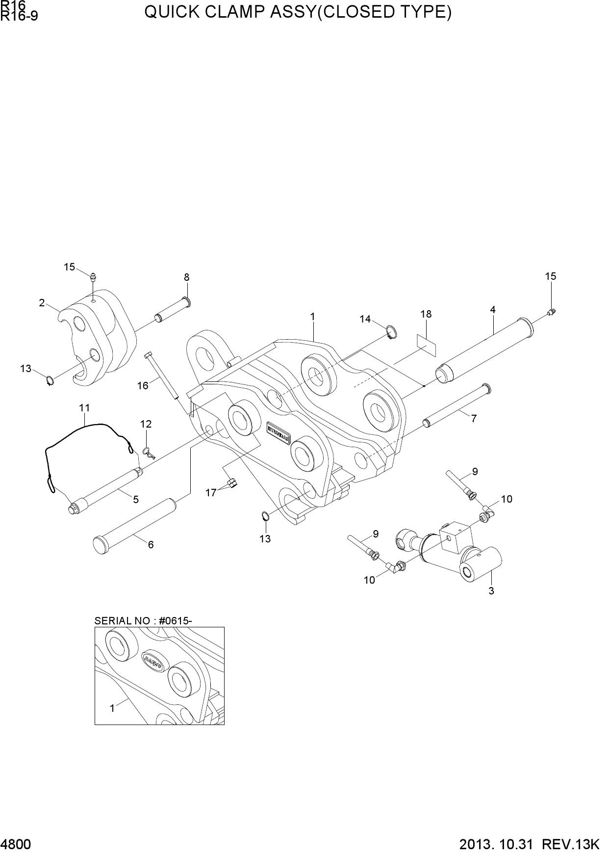 QUICK CLAMP ASSY(CLOSED TYPE)