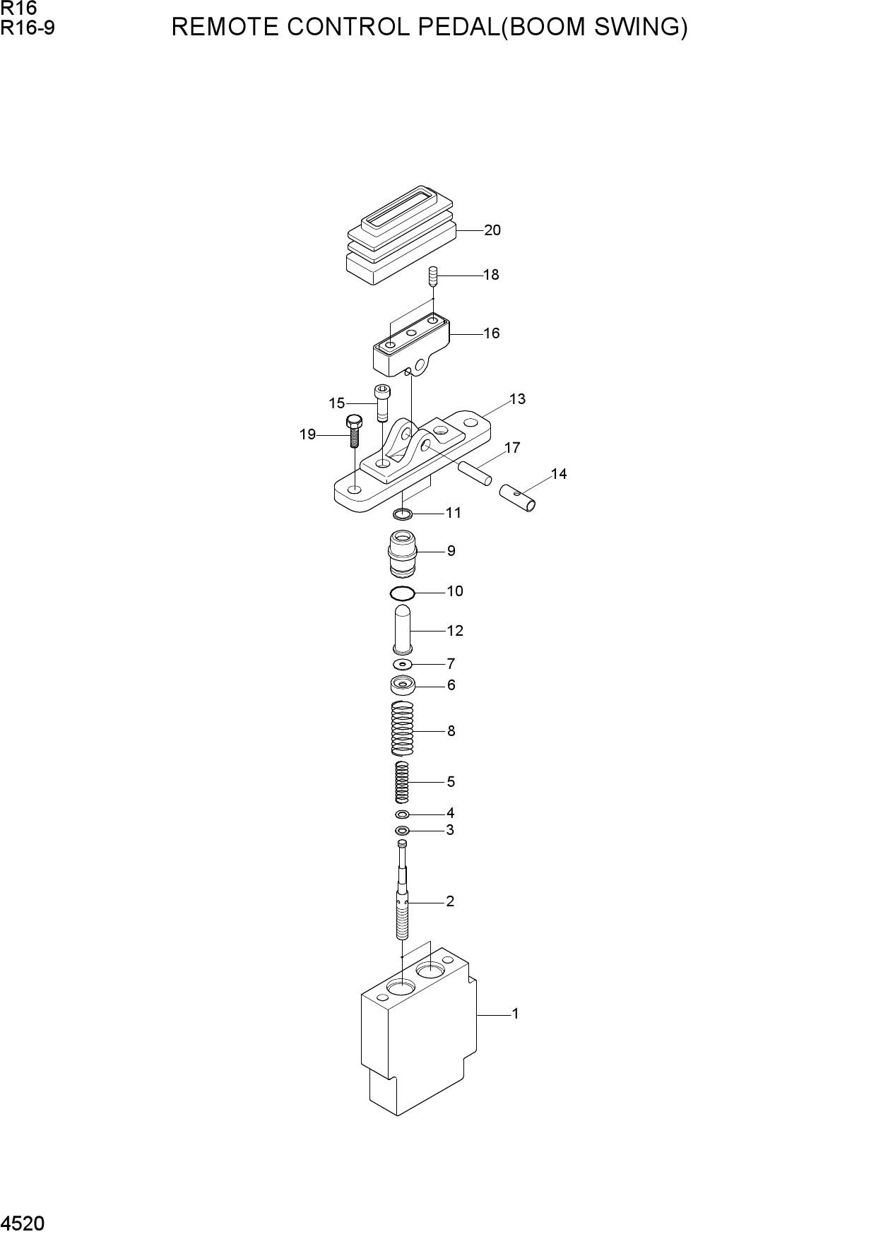 REMOTE CONTROL PEDAL(BOOM SWING)
