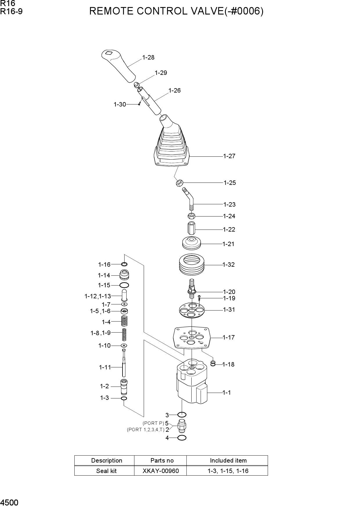REMOTE CONTROL VALVE(-#0006)