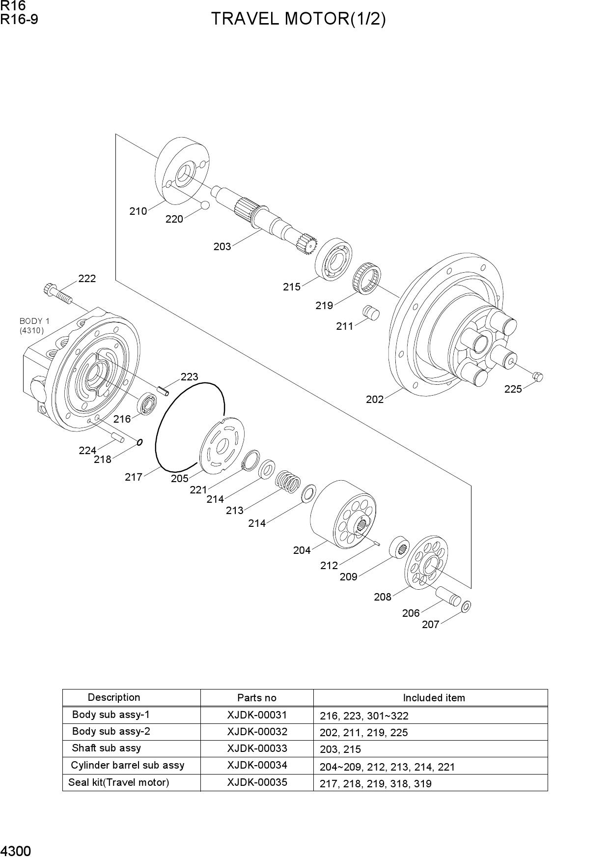 TRAVEL MOTOR(1/2)