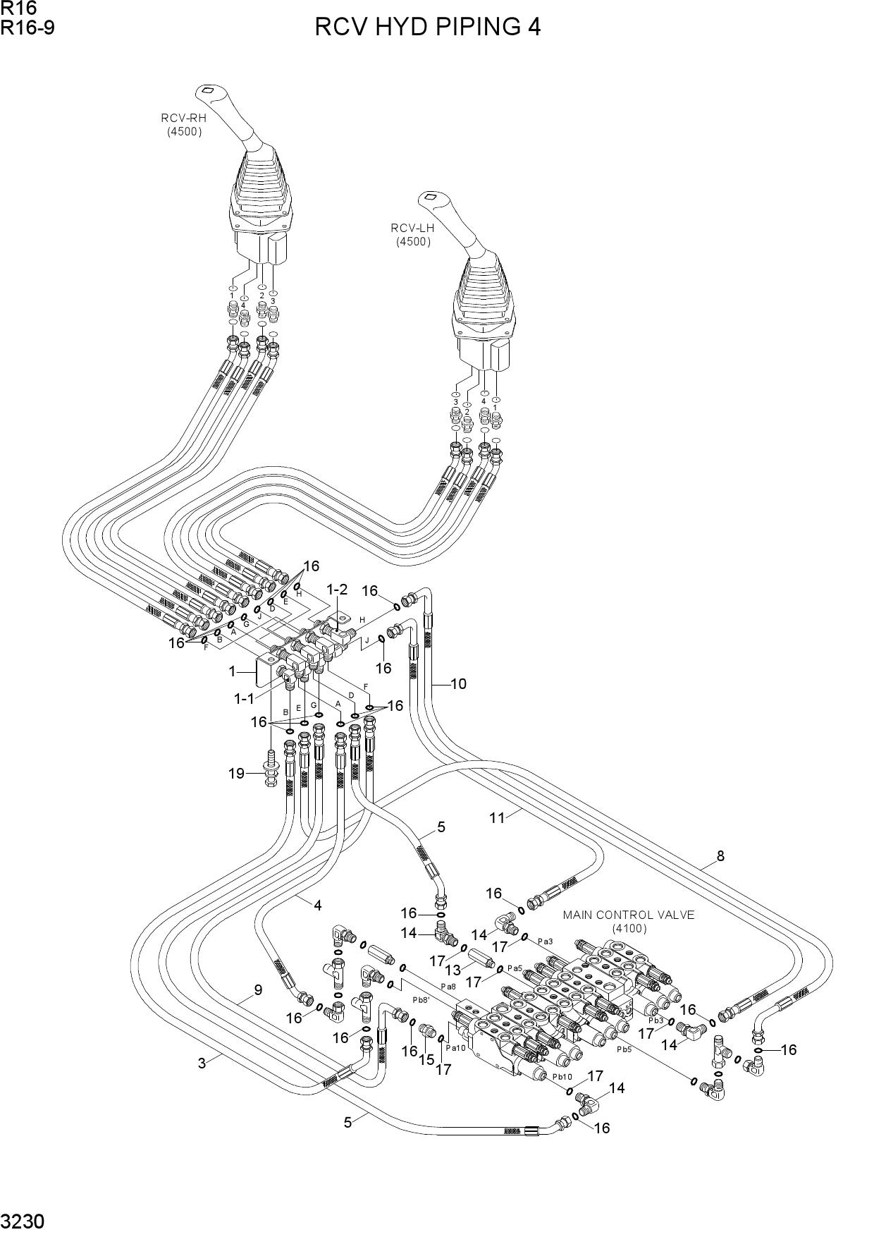 RCV HYD PIPING 4