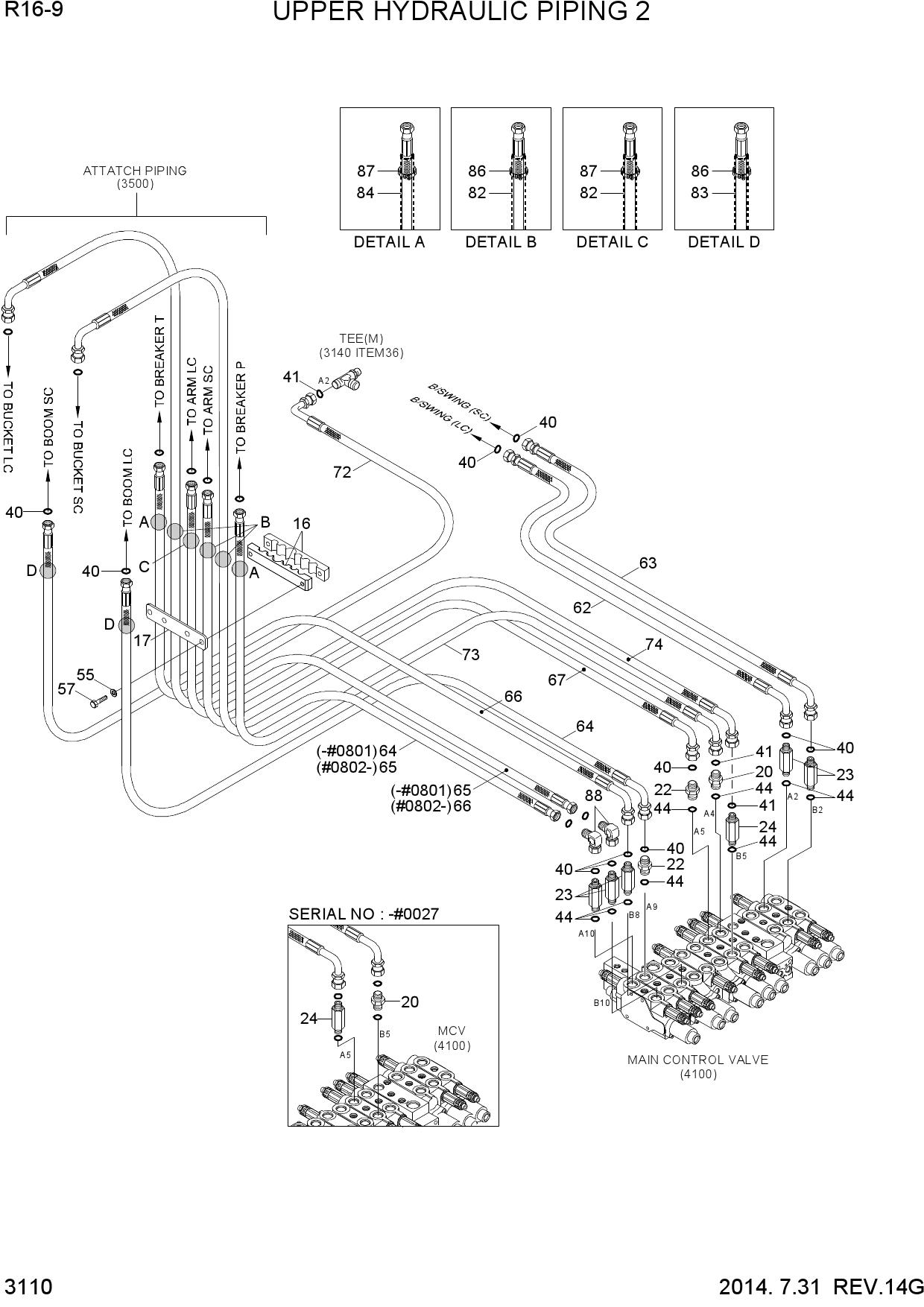 UPPER HYDRAULIC PIPING 2
