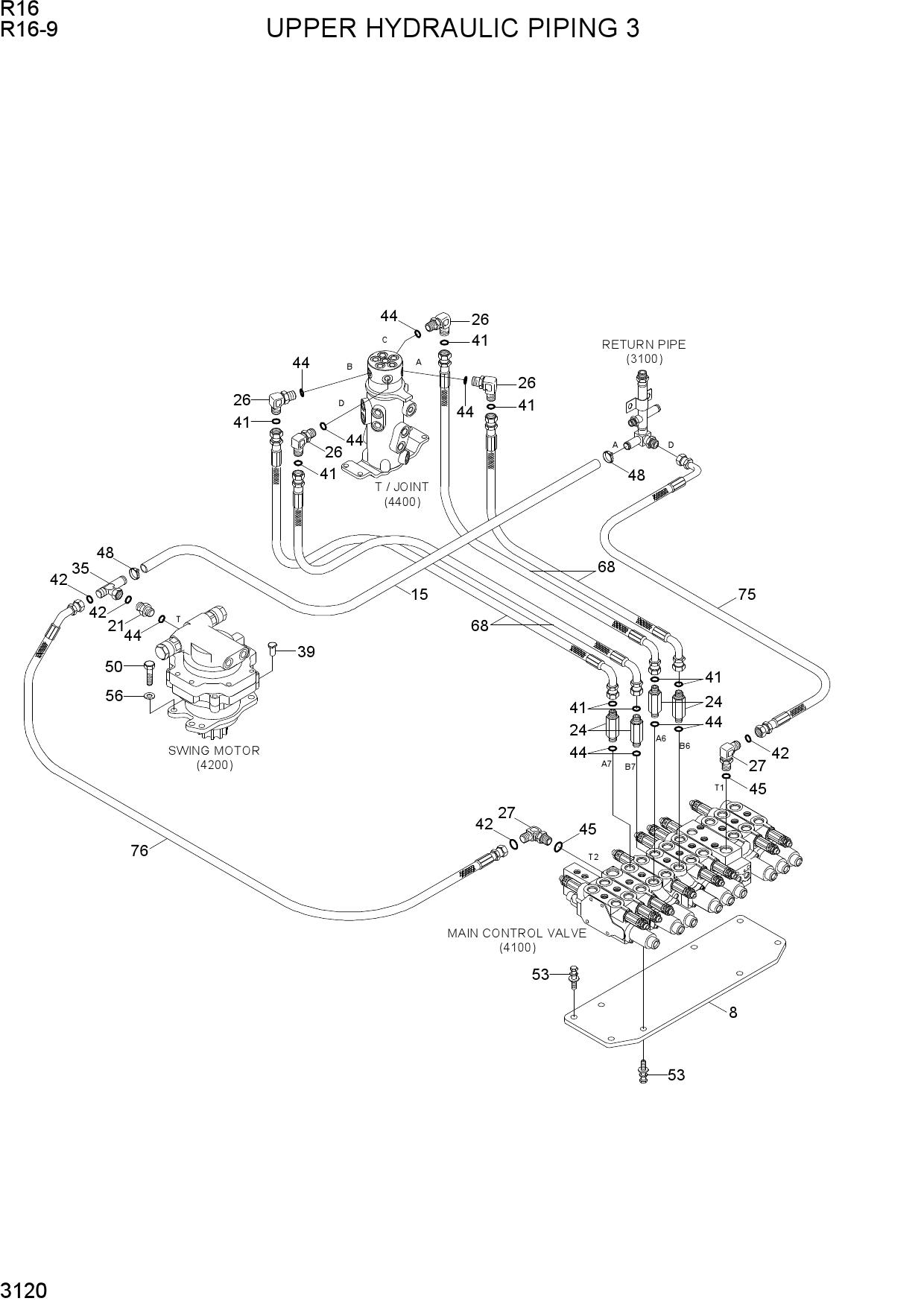 UPPER HYDRAULIC PIPING 3