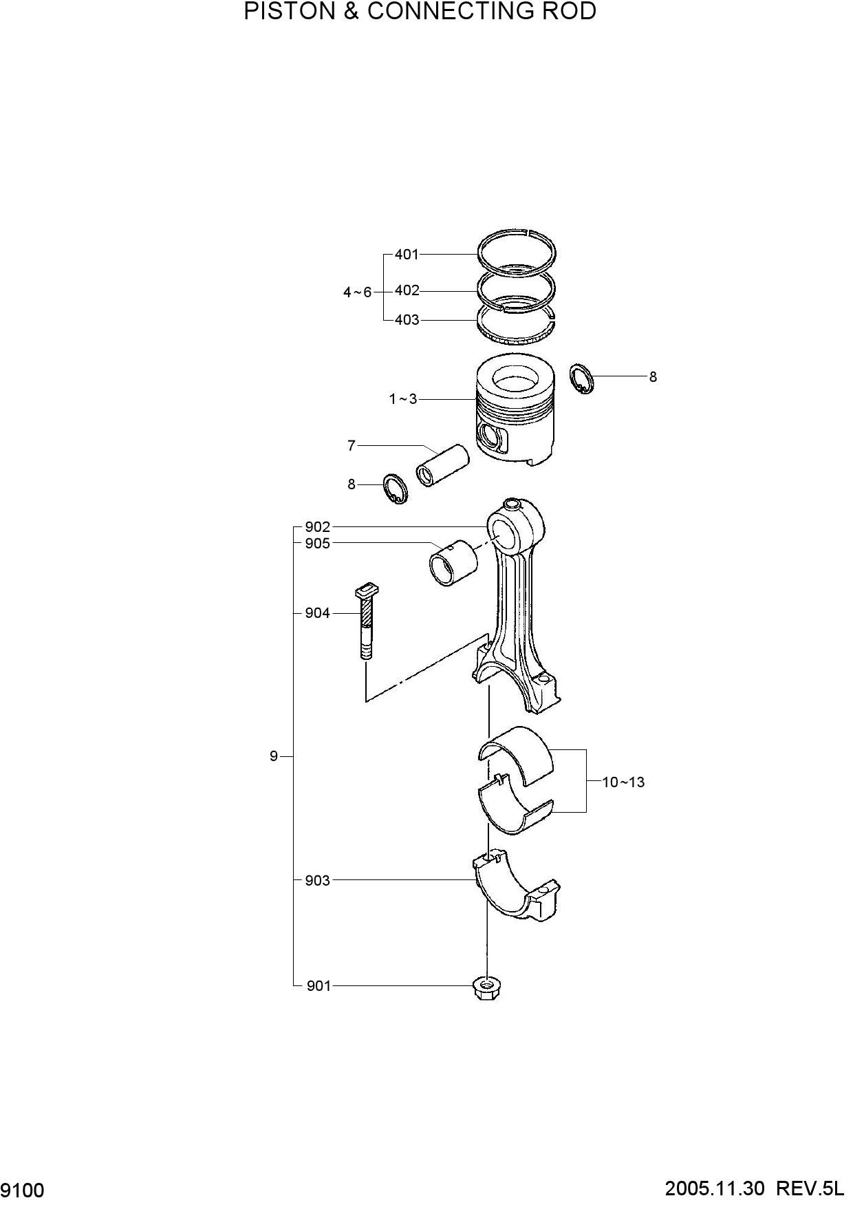 PISTON & CONNECTING ROD
