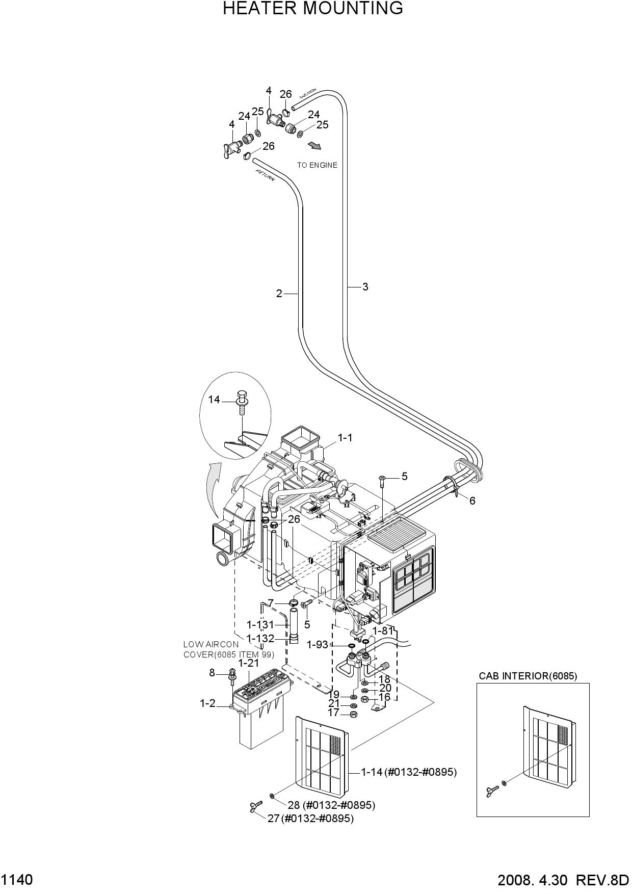 HEATER MOUNTING