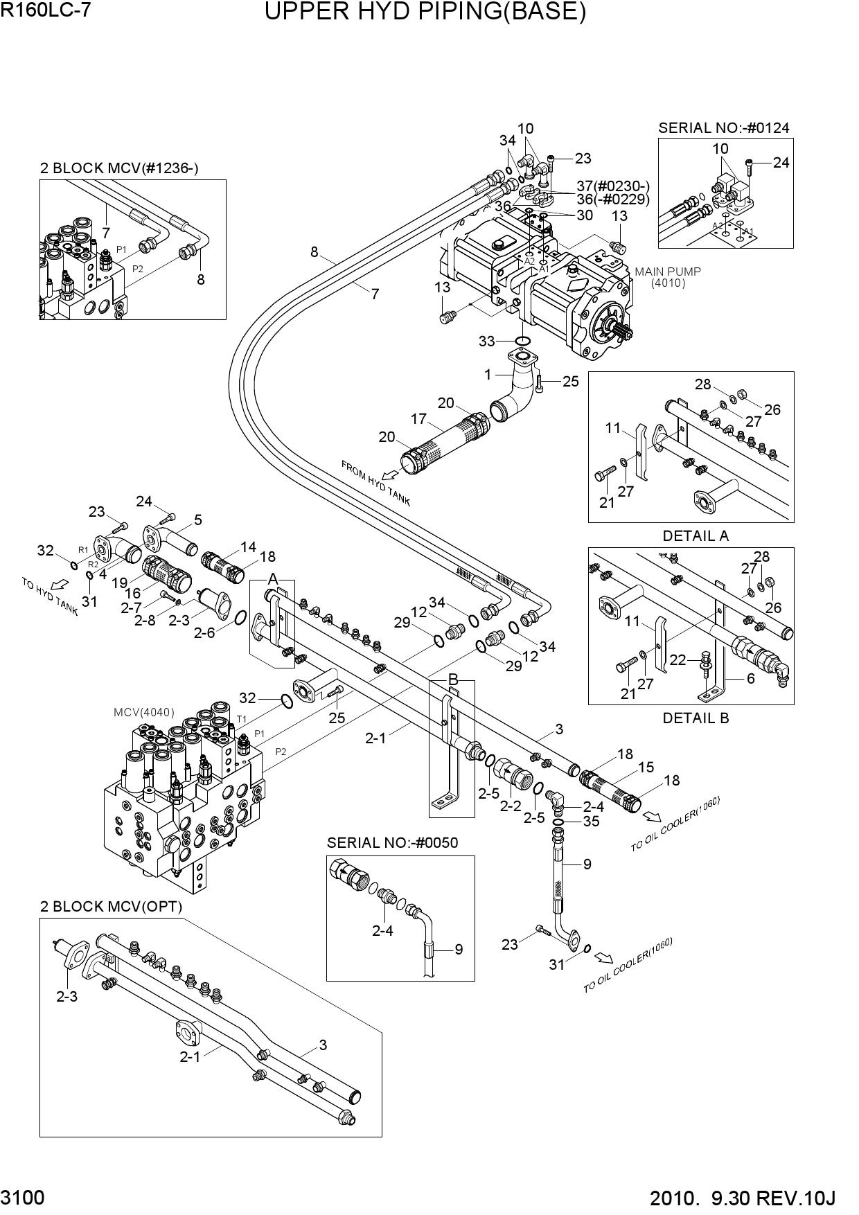 UPPER HYD PIPING(BASE)