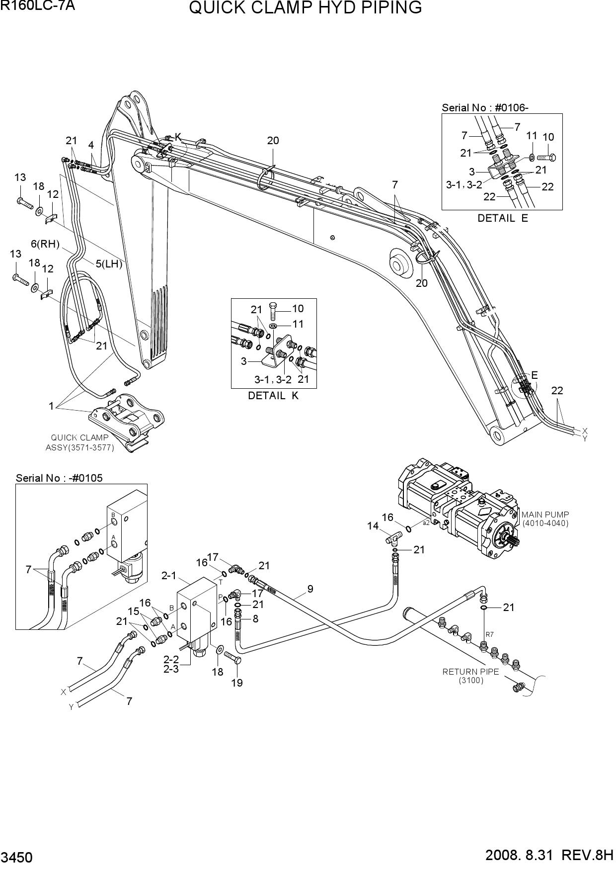 QUICK CLAMP HYD PIPING