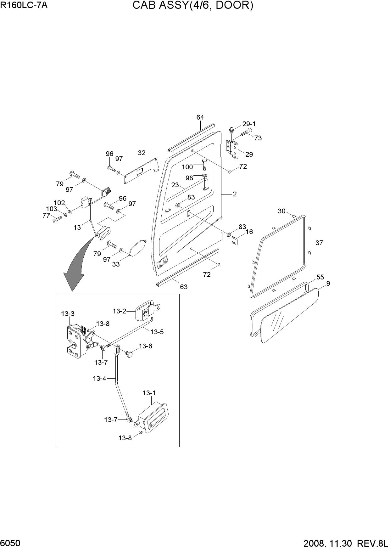 CAB ASSY(4/6, DOOR)
