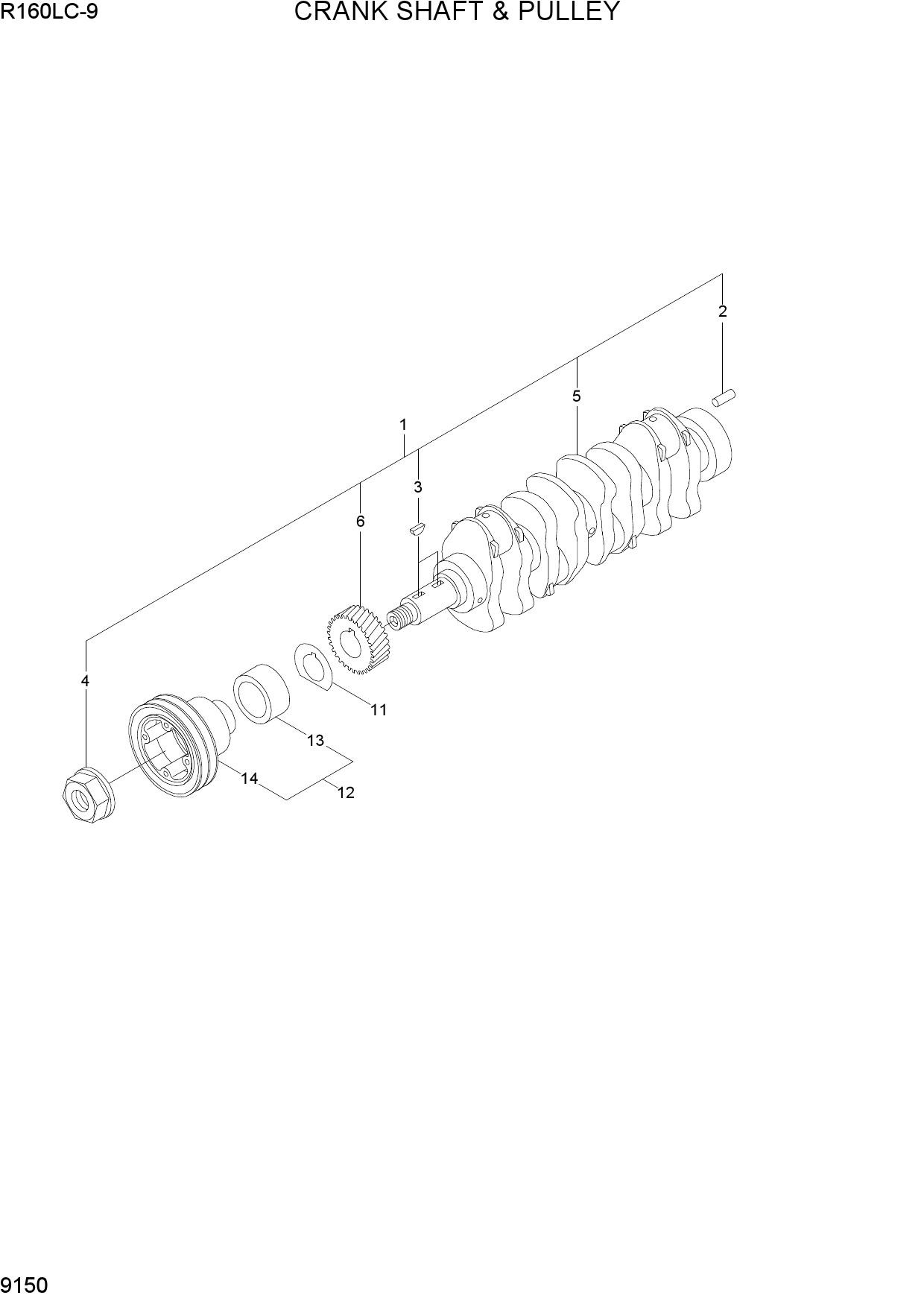 CRANKSHAFT & PULLEY