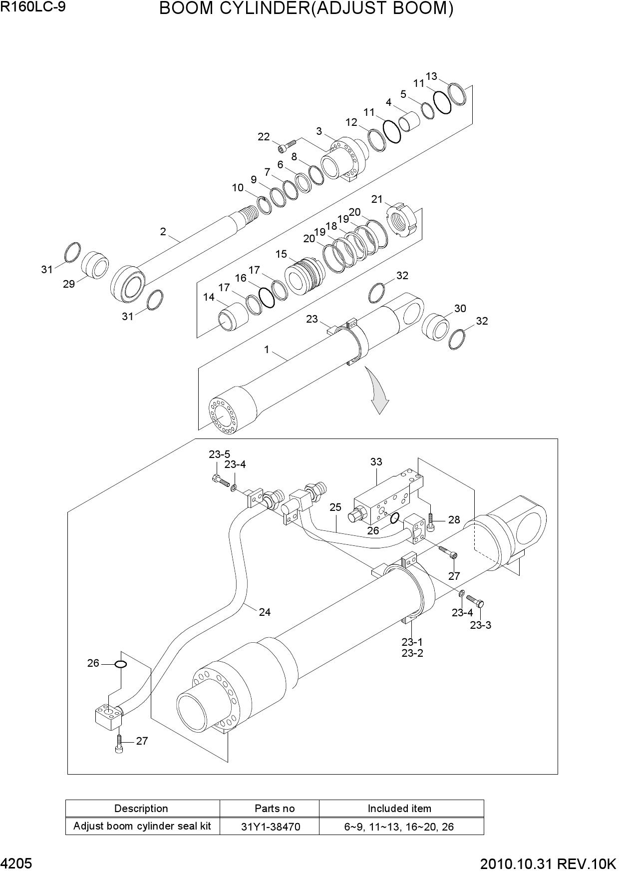 ADJUST CYLINDER