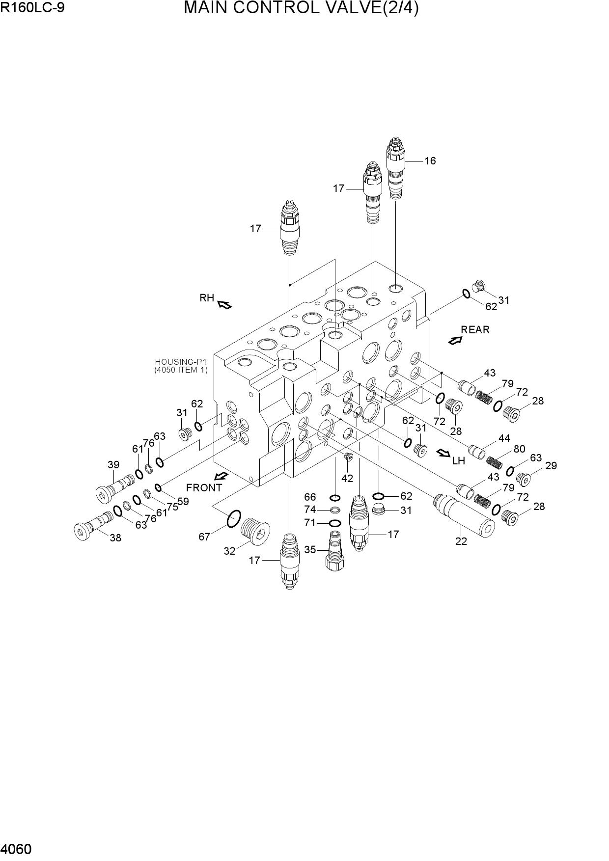 MAIN CONTROL VALVE(2/4)