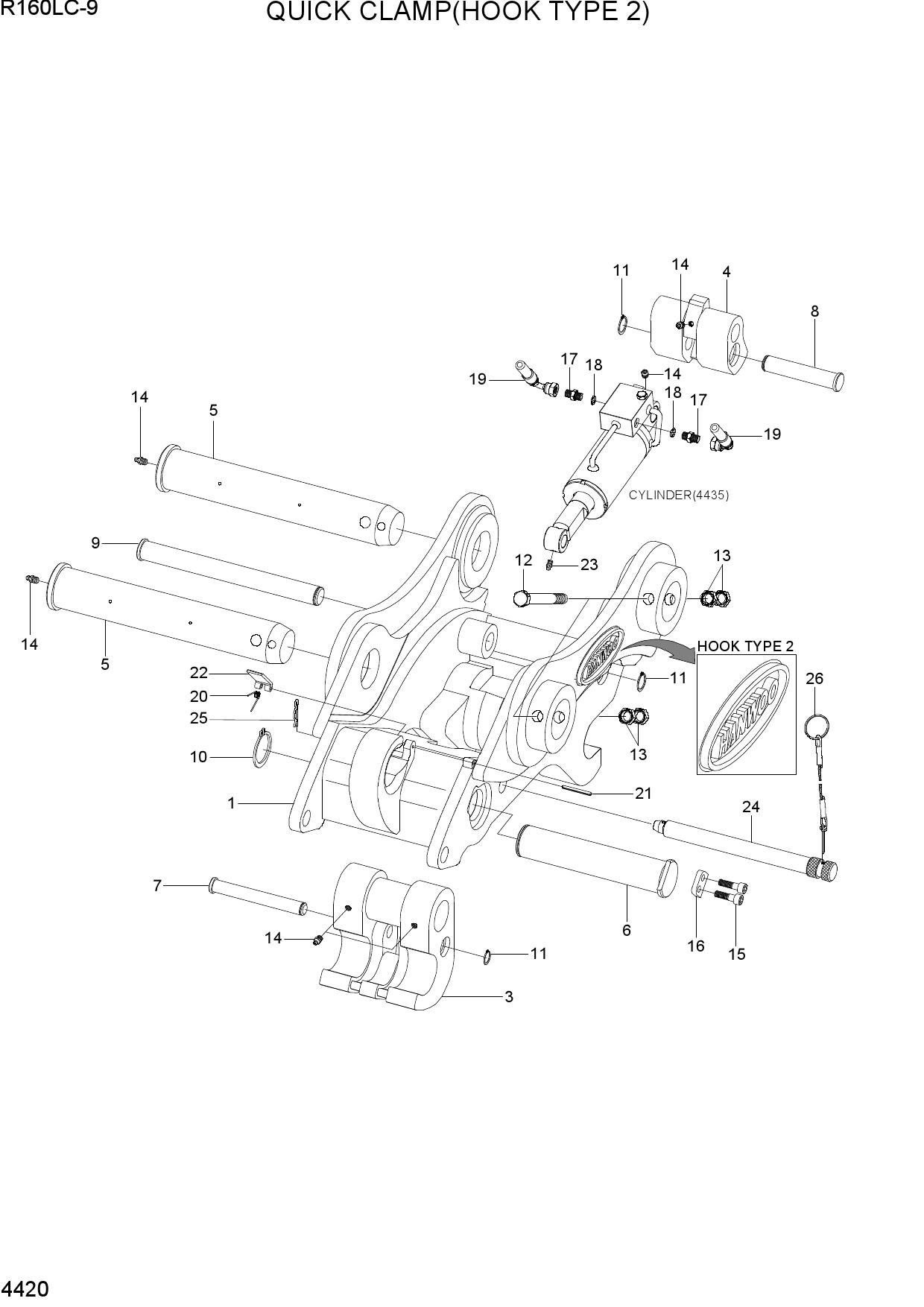 QUICK CLAMP(HOOK TYPE 2, -#0263)
