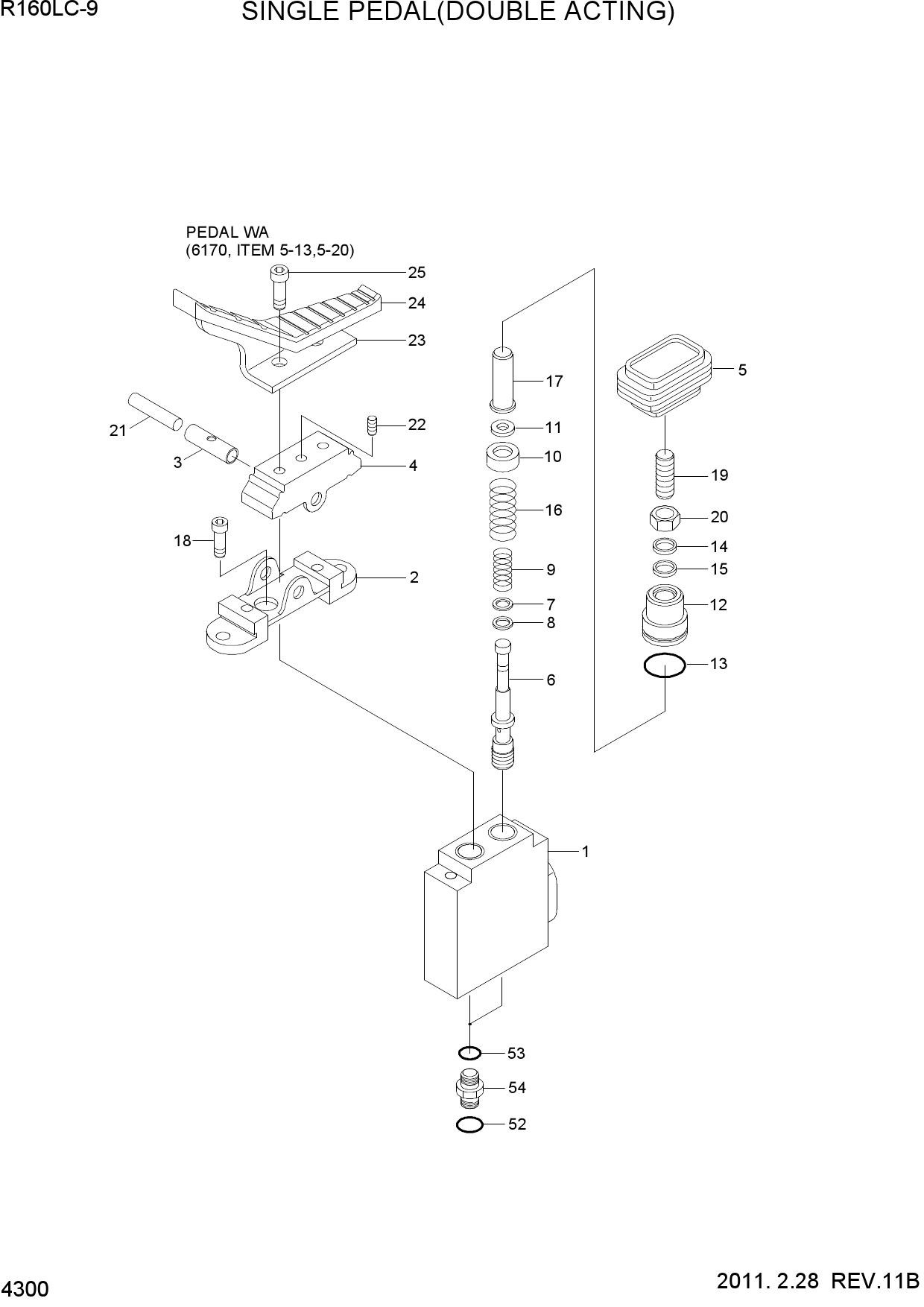 SINGLE PEDAL(DOUBLE ACTING)