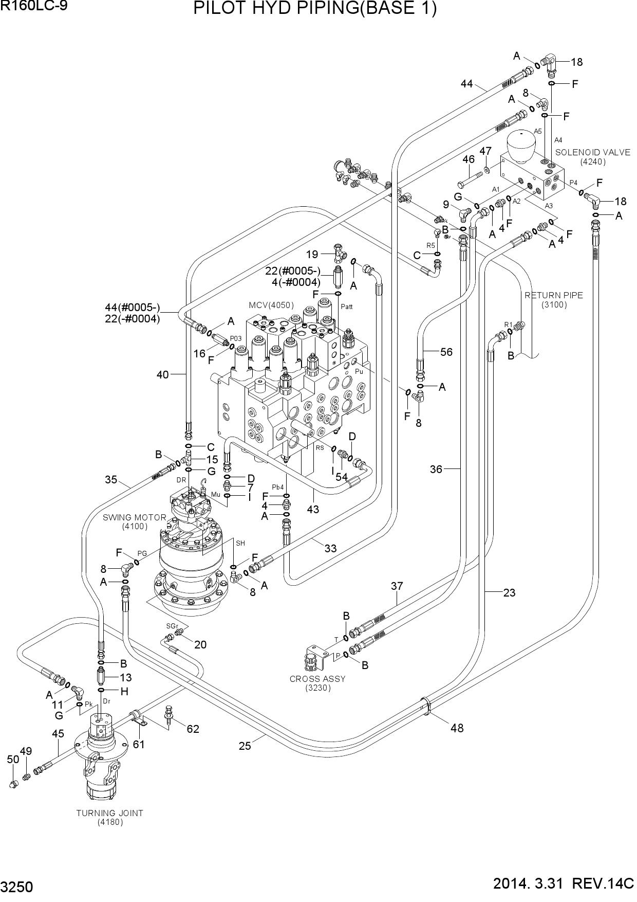 PILOT HYD PIPING(BASE 1)