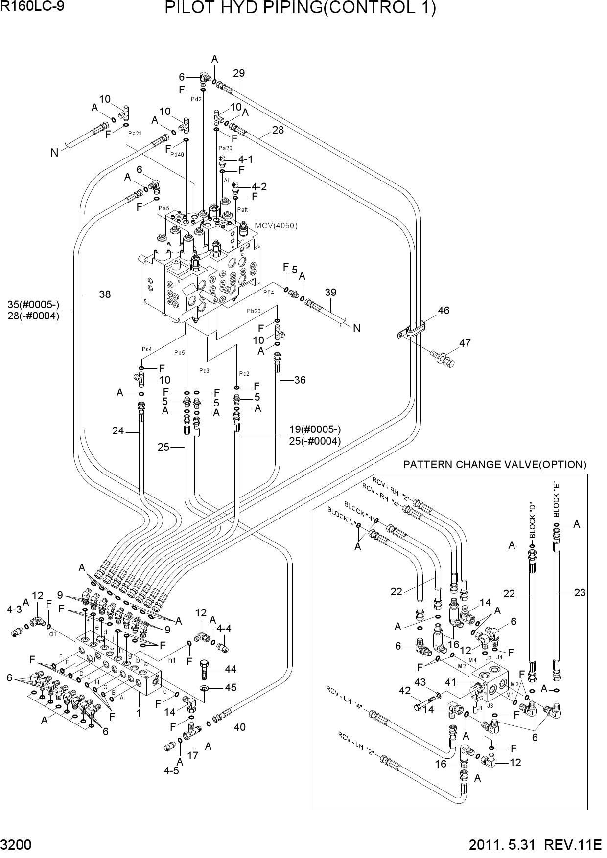 PILOT HYD PIPING(CONTROL 1)