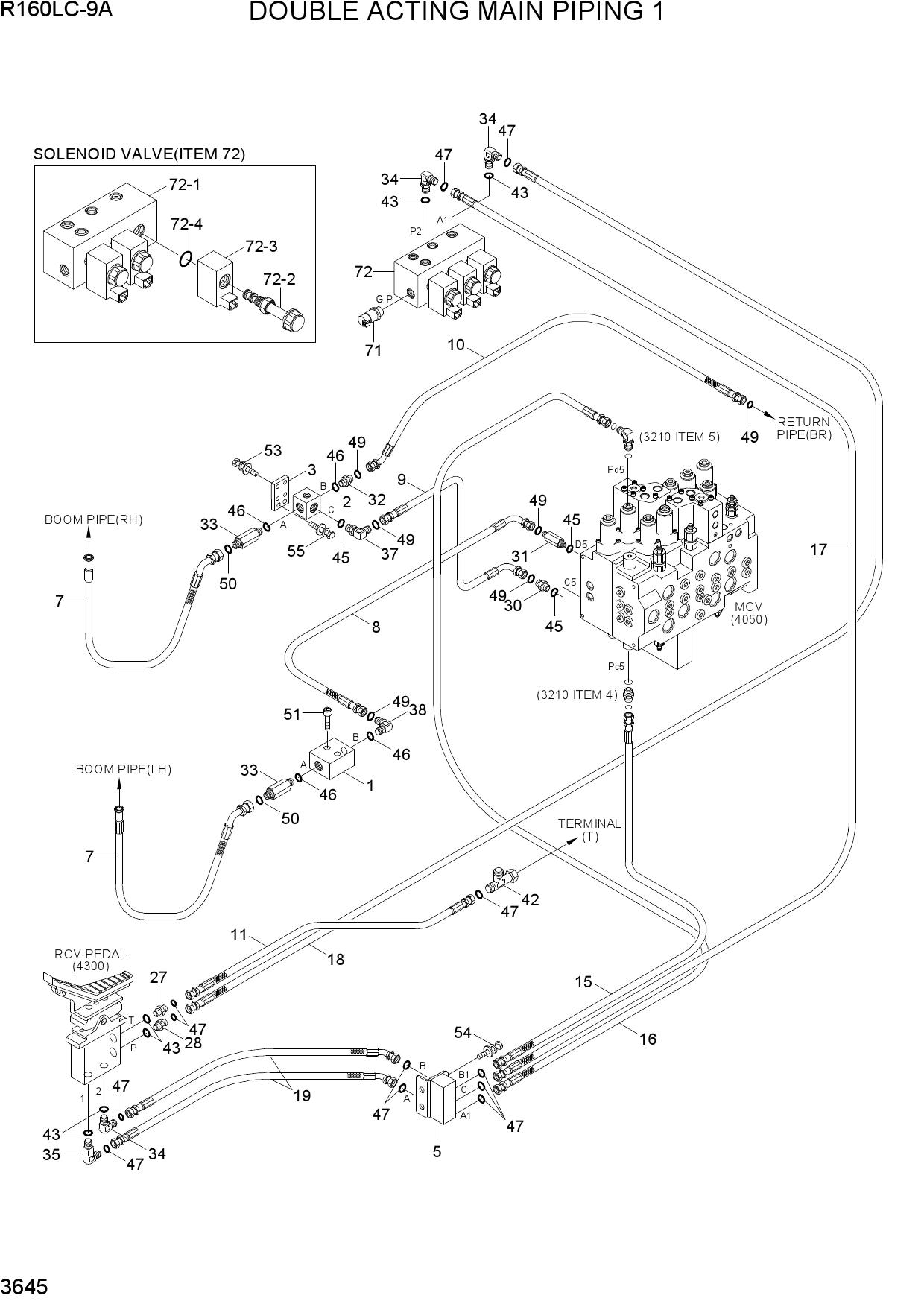 DOUBLE ACTING MAIN PIPING KIT 1