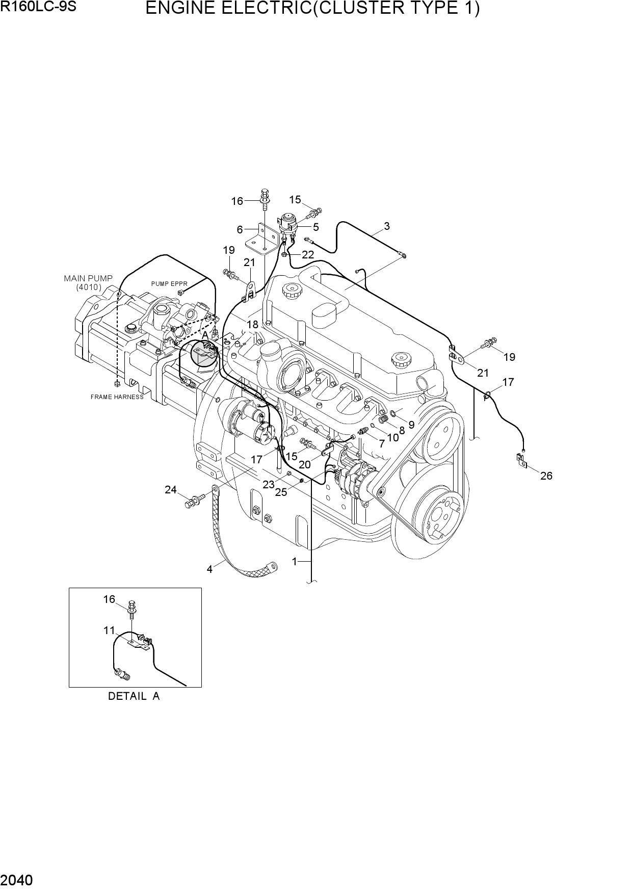 ENGINE ELECTRIC(CLUSTER TYPE 1)