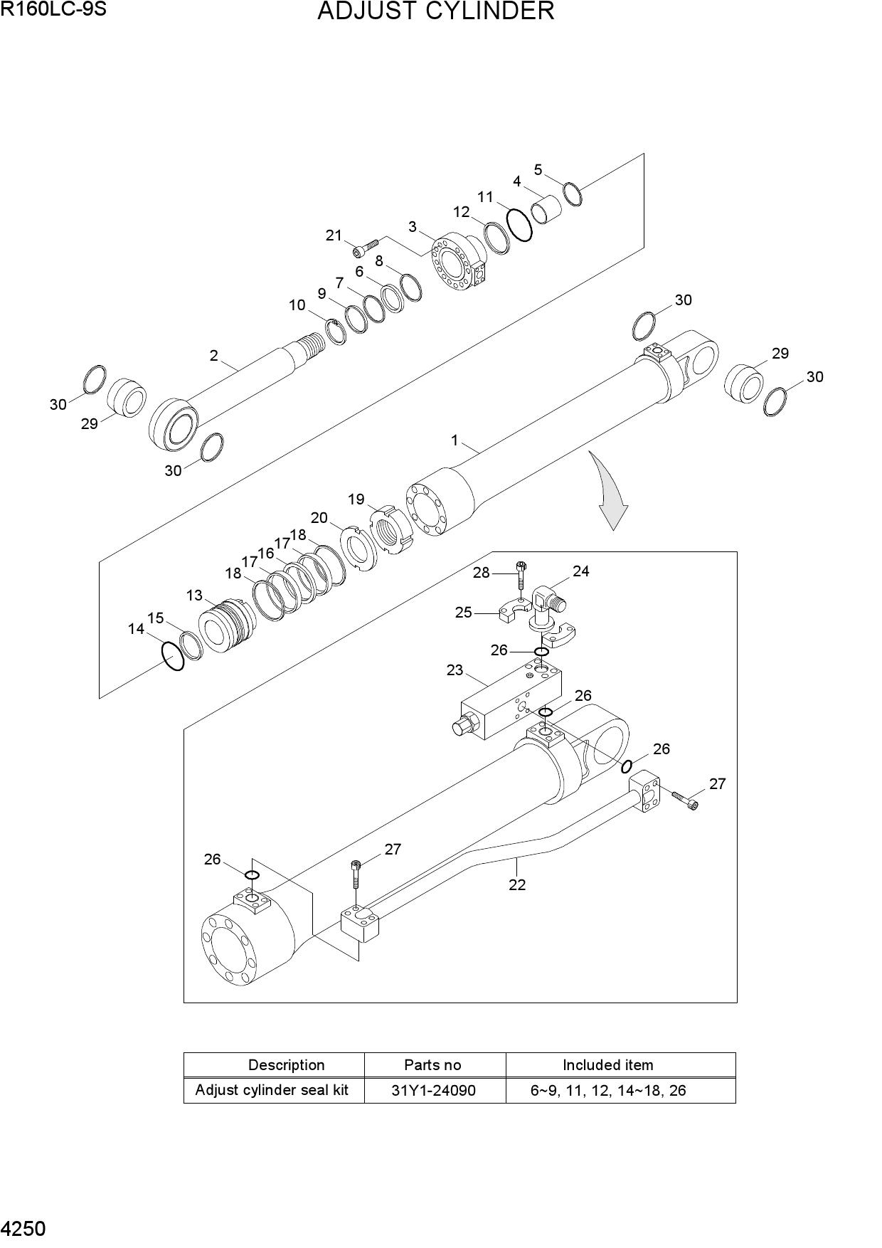 ADJUST CYLINDER