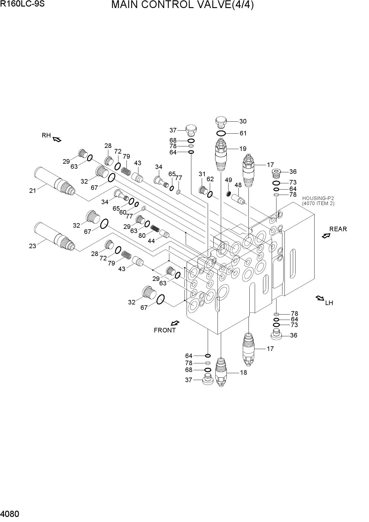 MAIN CONTROL VALVE(4/4)