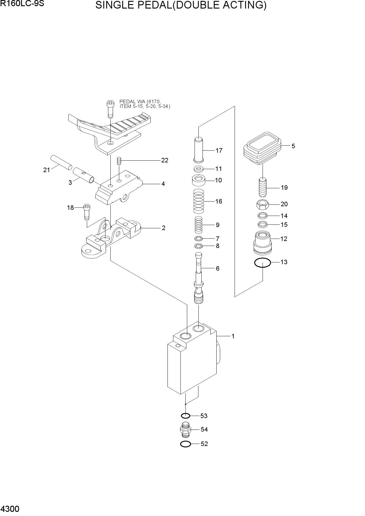 SINGLE PEDAL(DOUBLE ACTING)