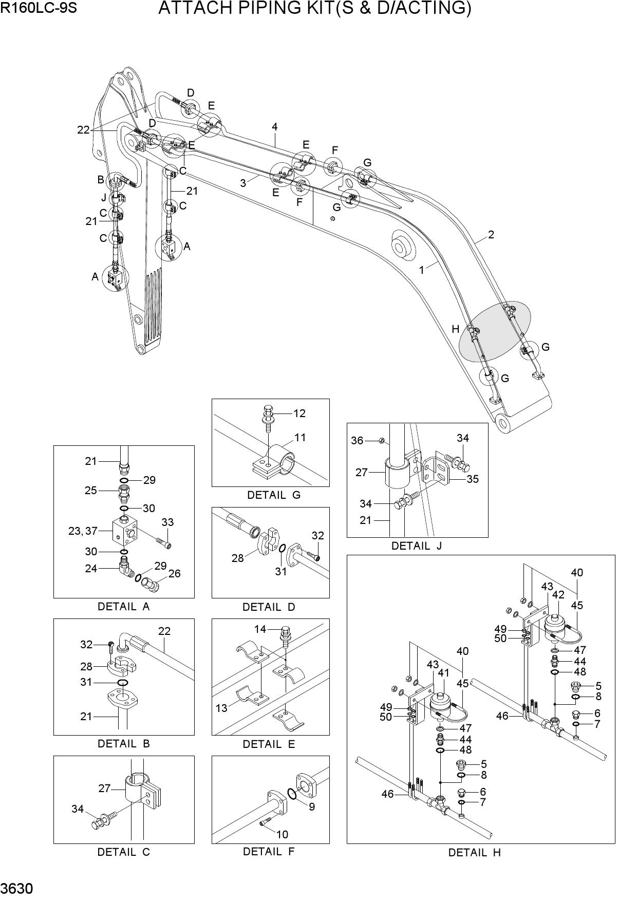 ATTACH PIPING KIT(S & D/ACTING)
