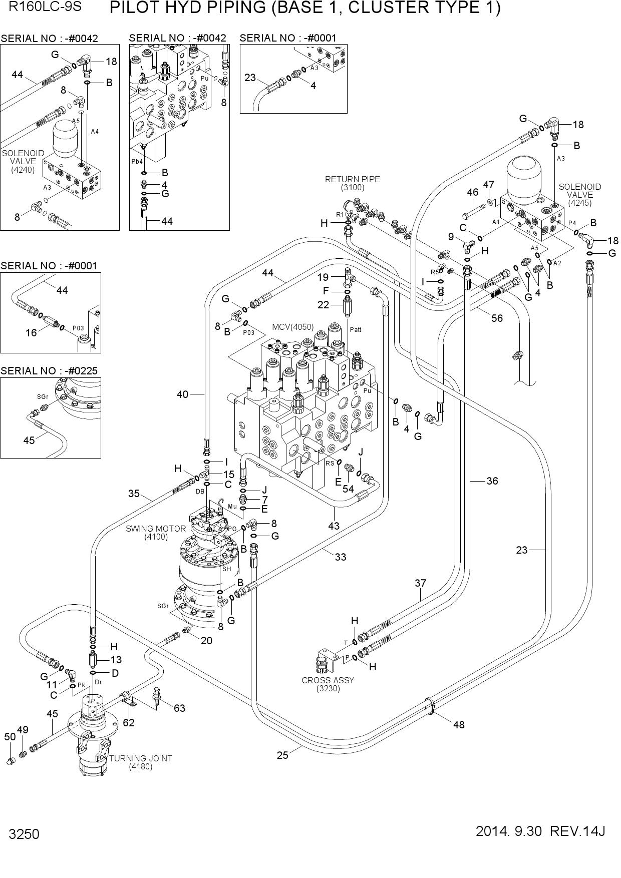 PILOT HYD PIPING(BASE 1, CLUSTER TYPE 1)