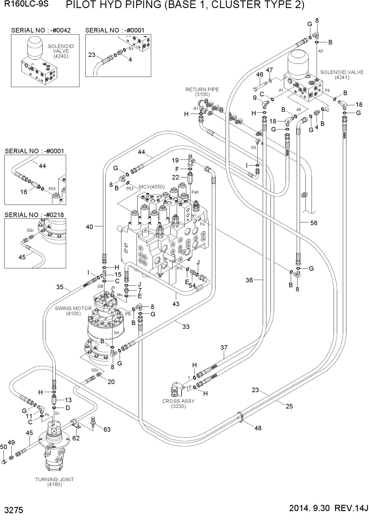 PILOT HYD PIPING(BASE 1, CLUSTER TYPE 2)