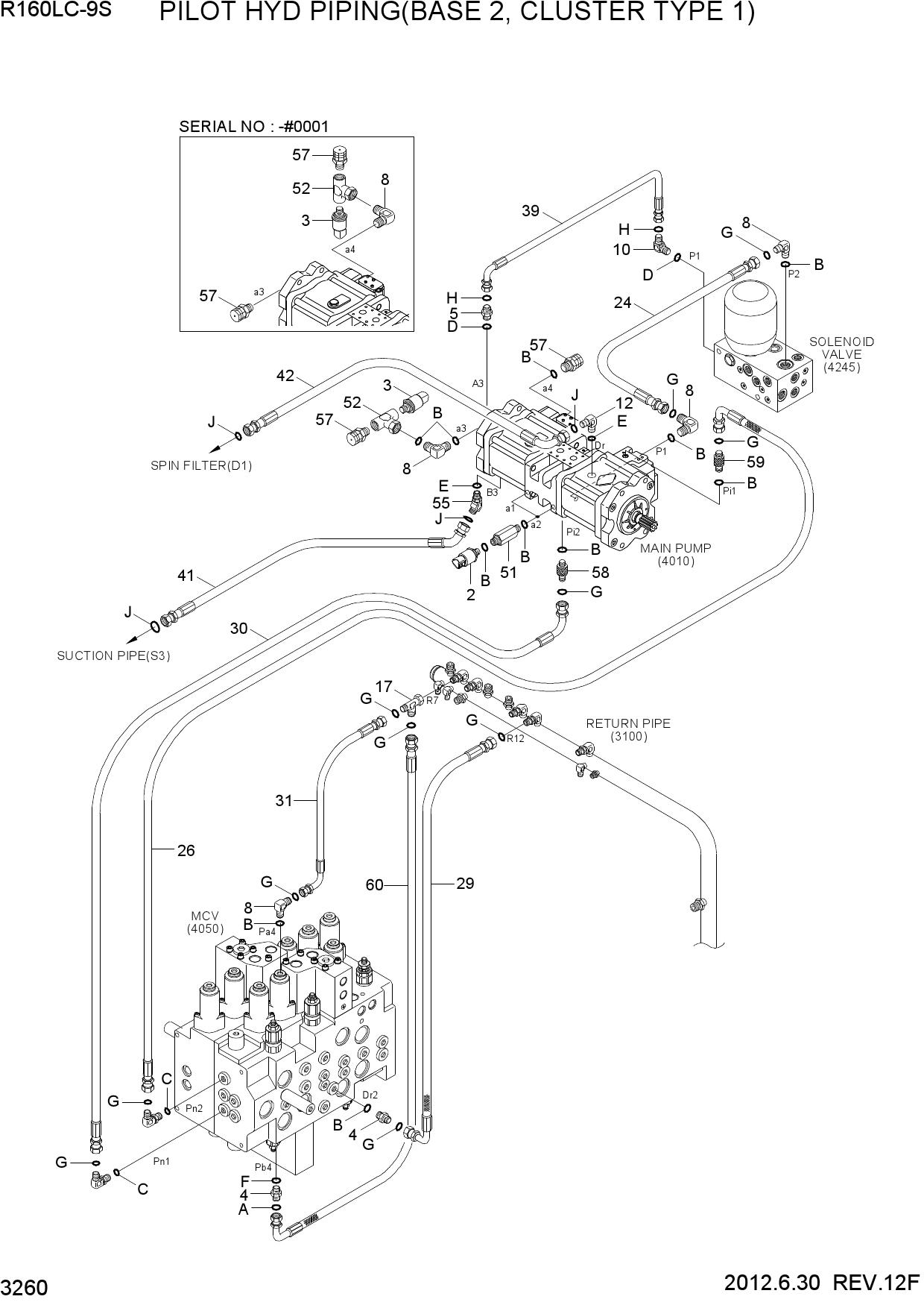 PILOT HYD PIPING(BASE 2, CLUSTER TYPE 1)