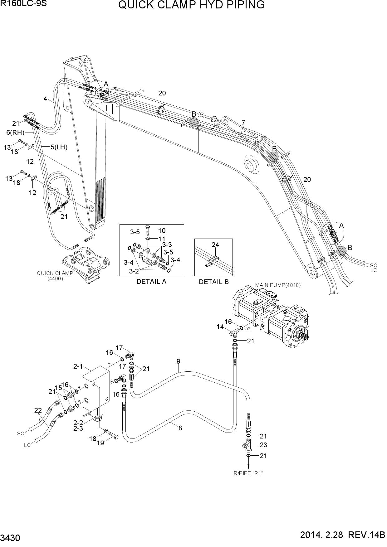 QUICK CLAMP HYD PIPING