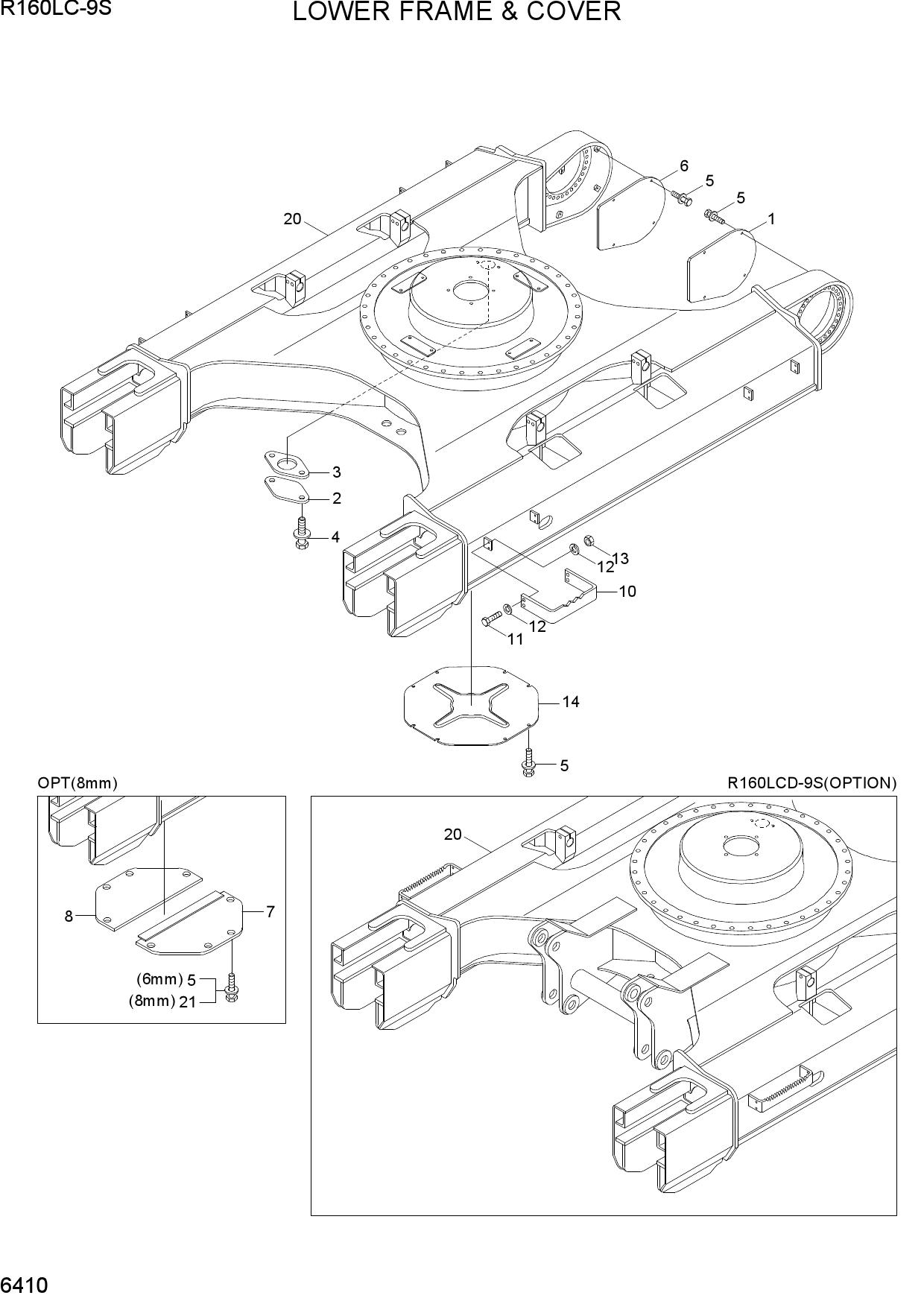LOWER FRAME & COVER